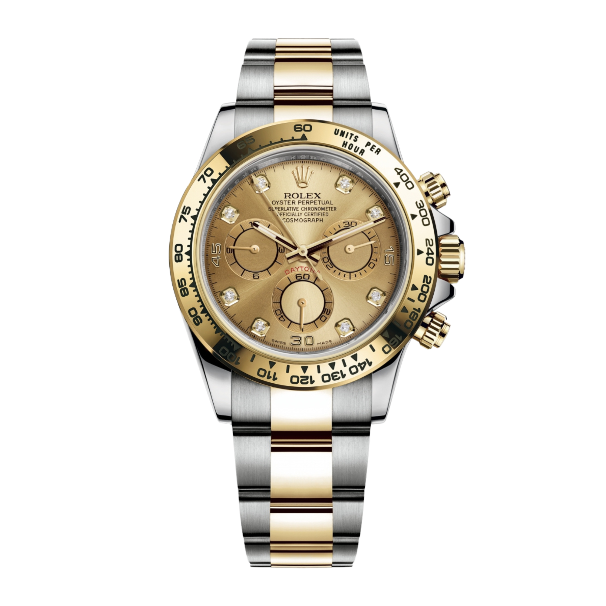 Daytona Yellow Gold & Steel Champagne Dial 40mm Product Image