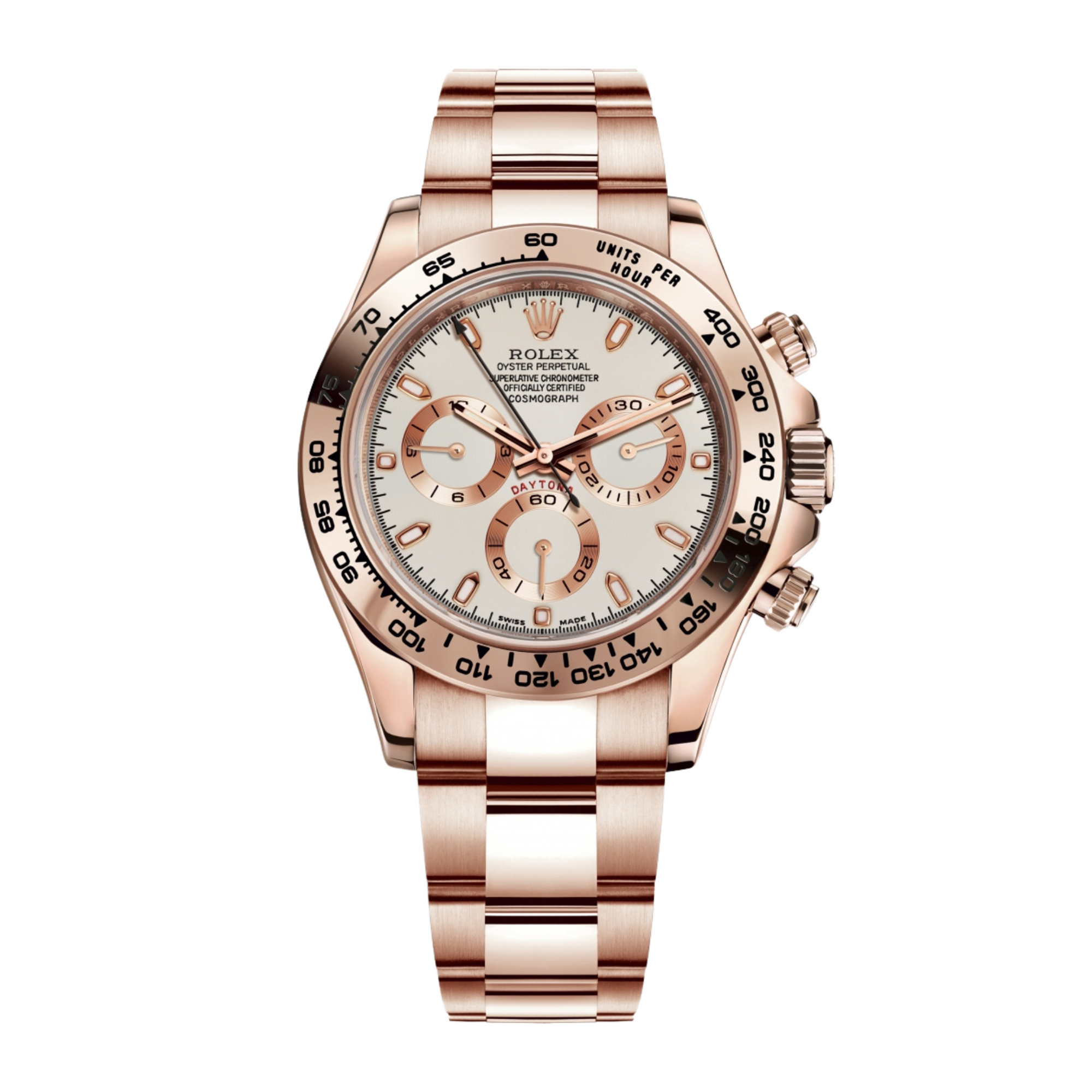 Rolex Daytona Rose Gold White Dial 40mm 116505-0005 - Make an