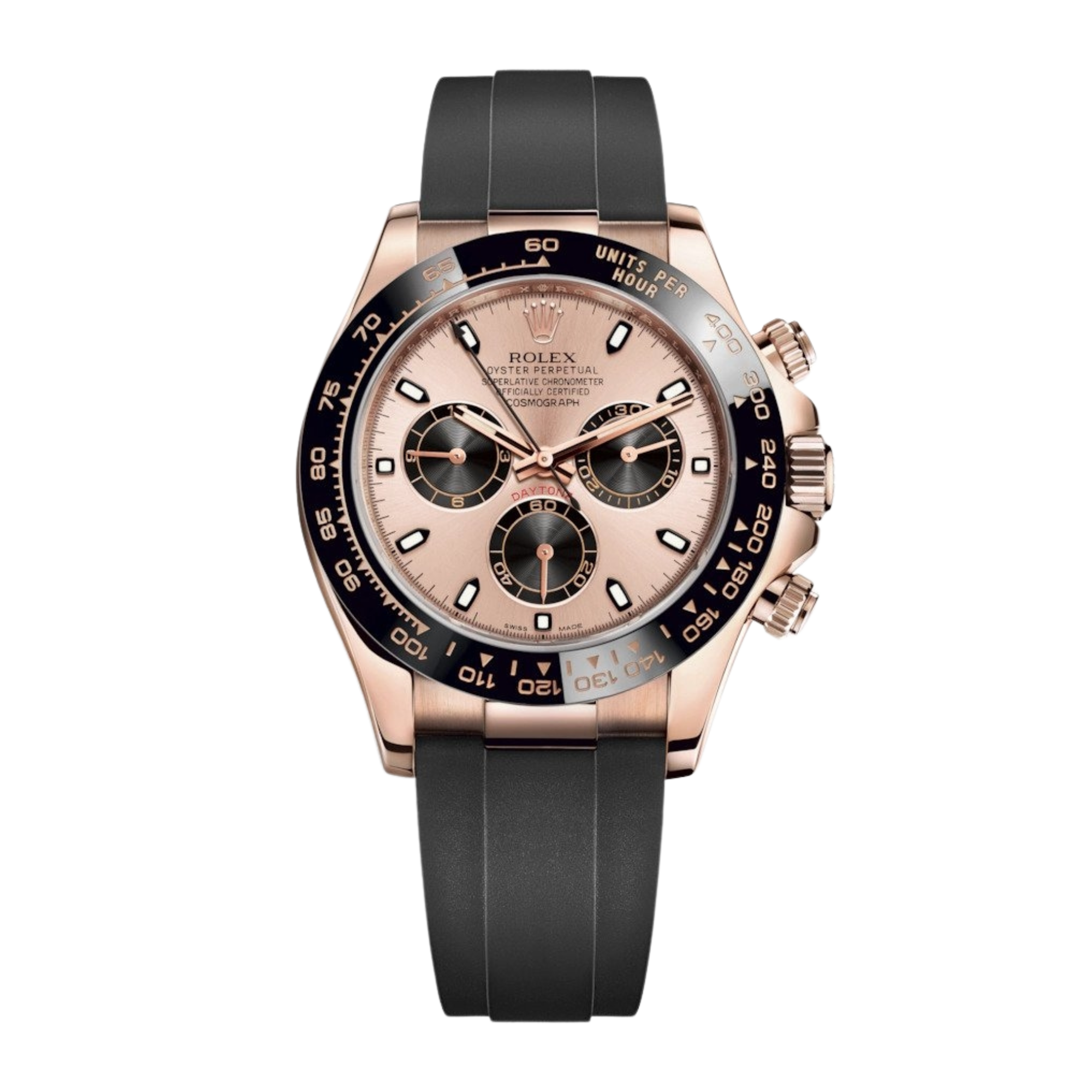 Daytona Rose Gold Oysterflex Pink Dial 40mm Product Image