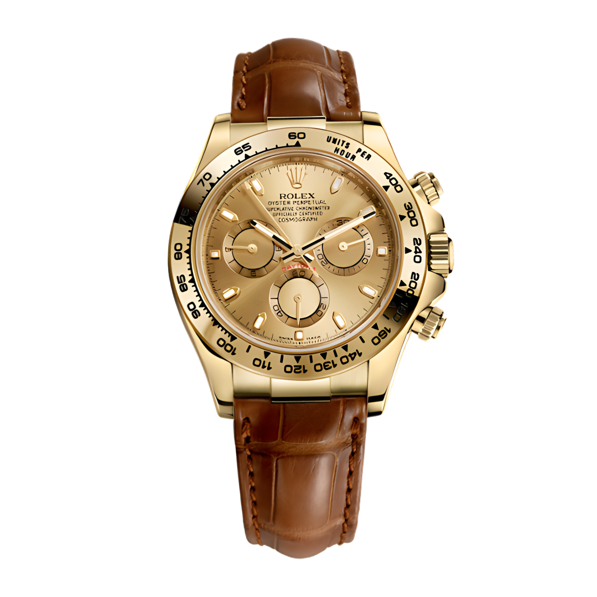 Rolex Daytona Yellow Gold Champagne Dial 40mm 116518-0131 - Make