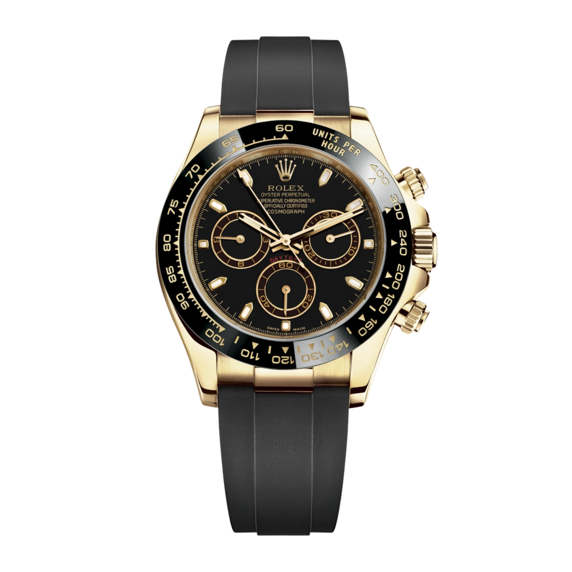 Daytona Yellow Gold Oysterflex Black Dial 40mm Product Image