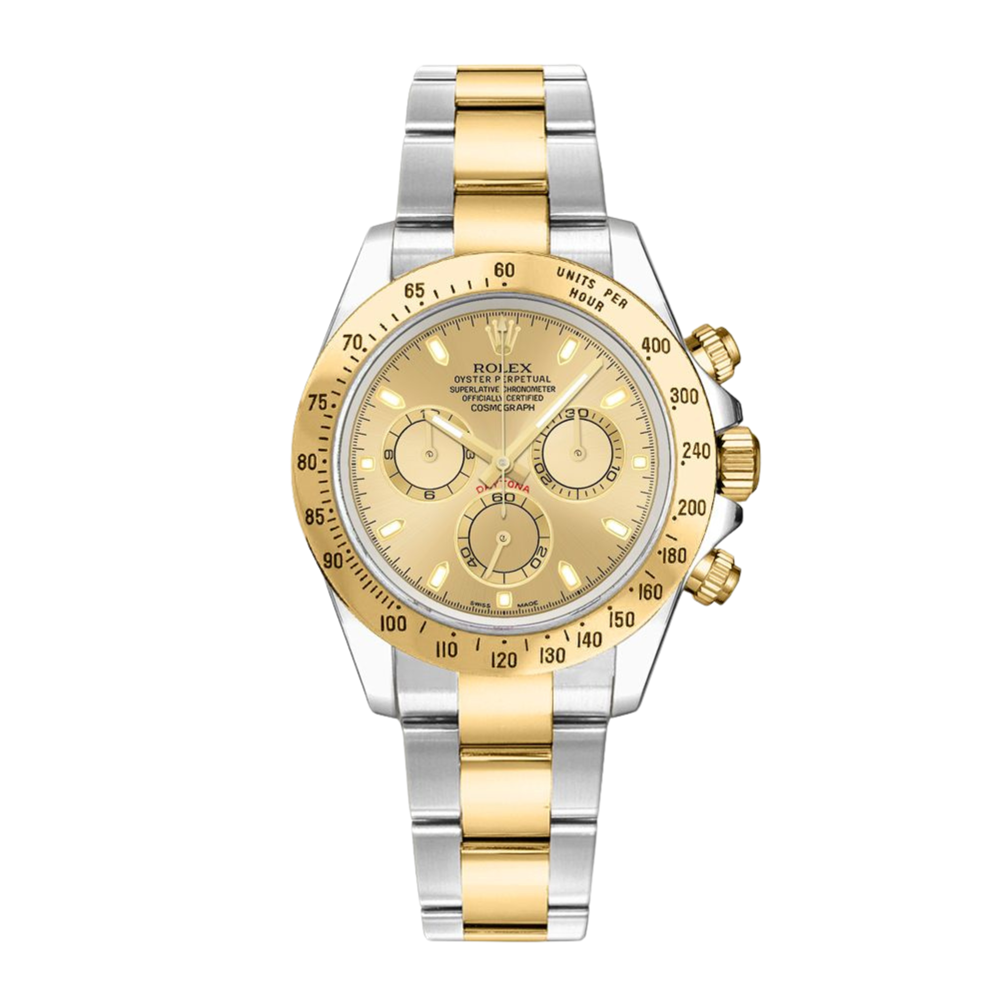 Daytona Yellow Gold & Steel Champagne Dial 40mm Product Image