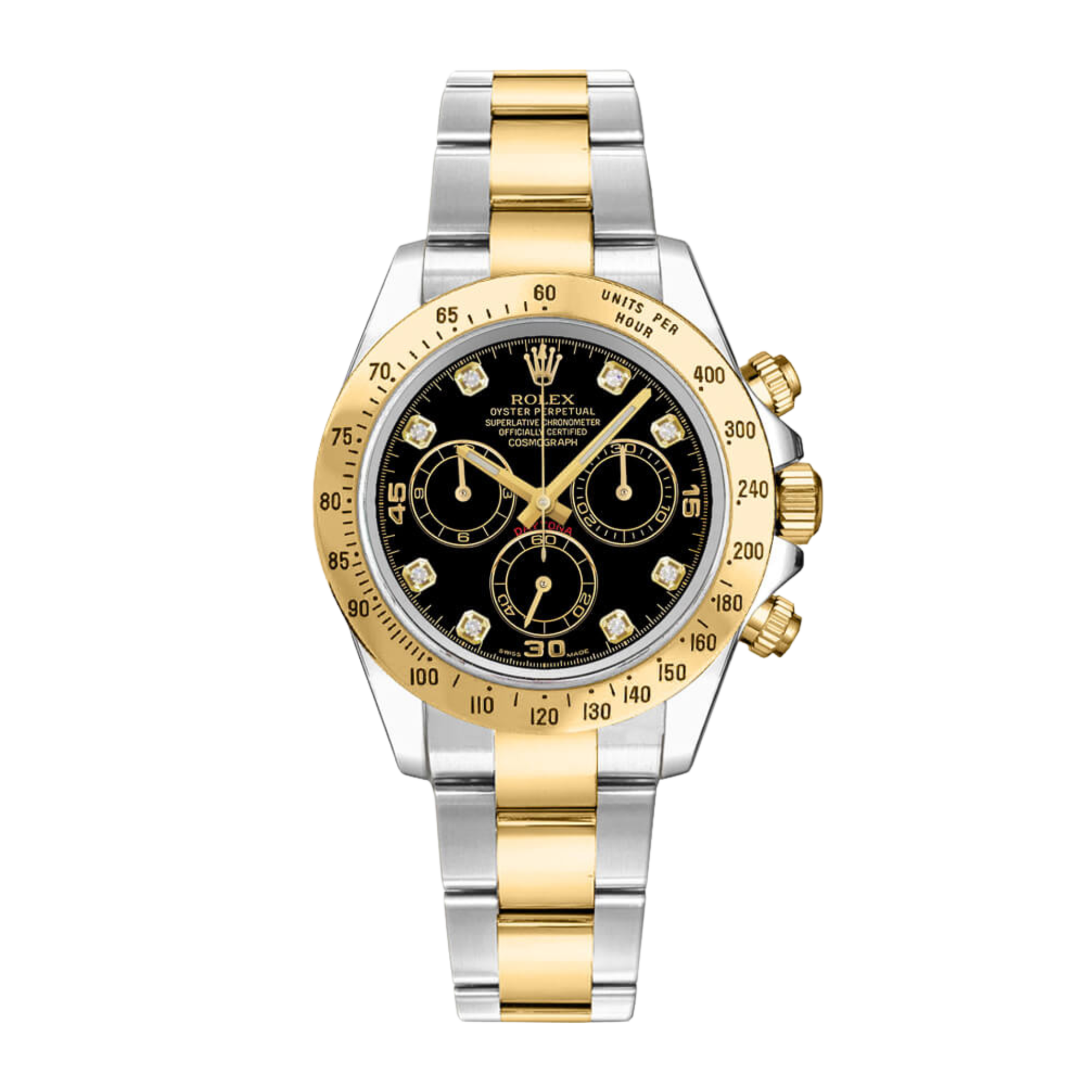 Daytona Yellow Gold & Steel Black Dial 40mm Product Image