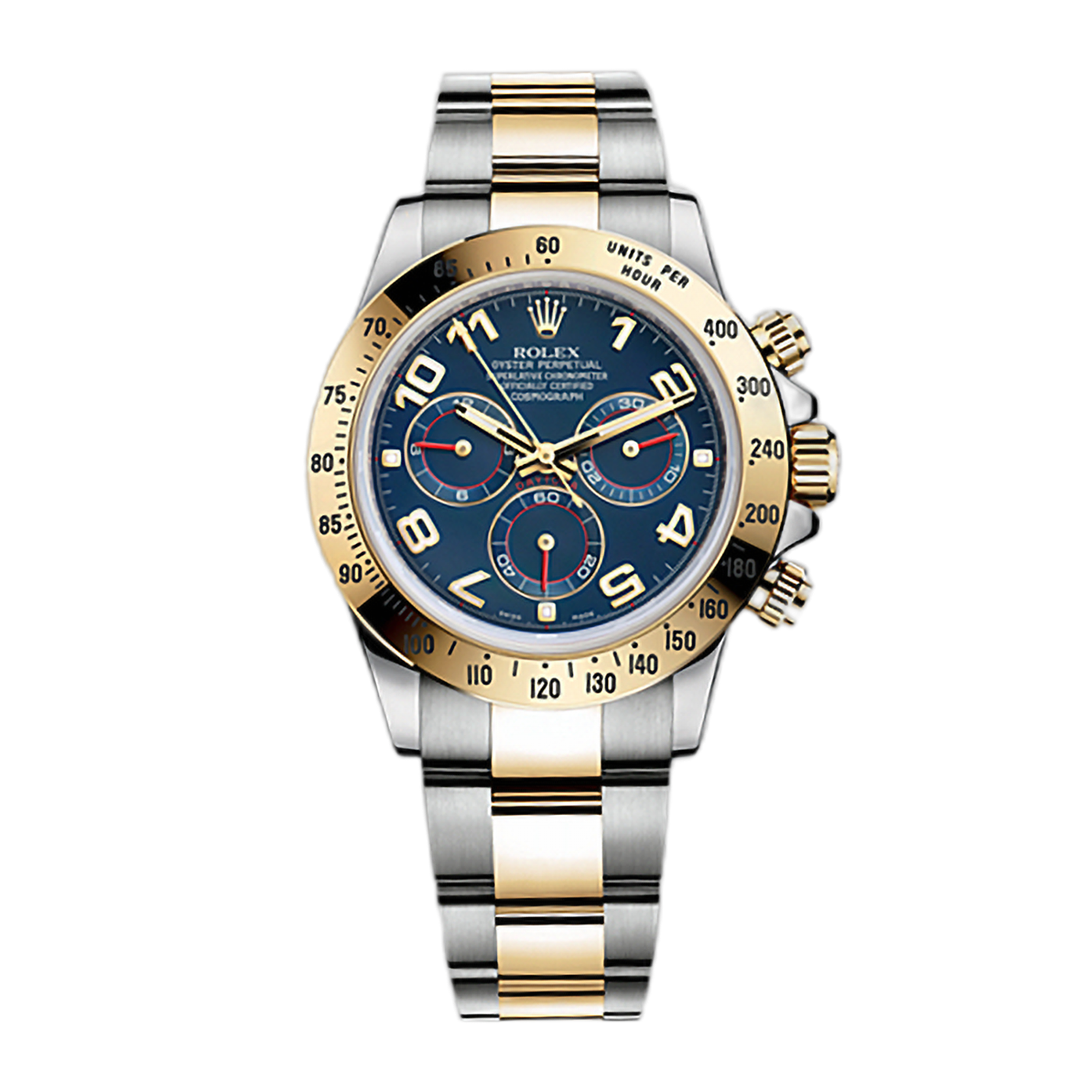 Daytona Yellow Gold & Steel Blue Dial 40mm Product Image