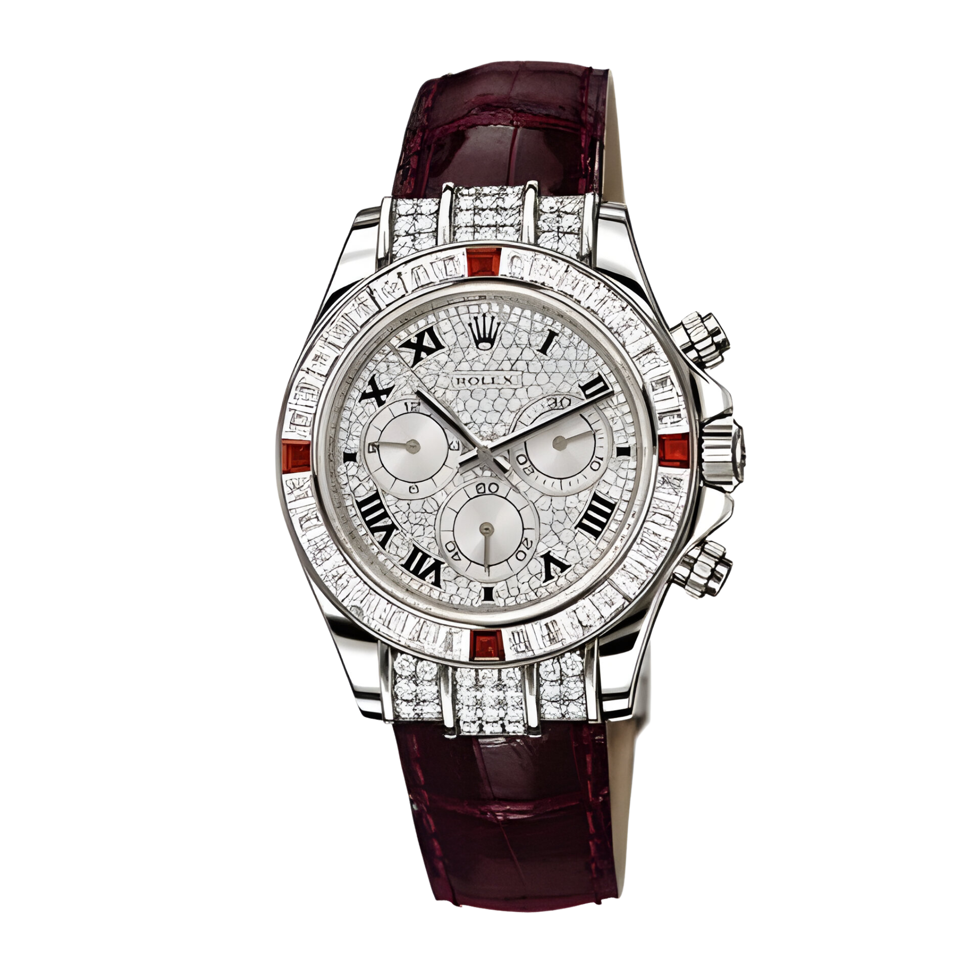 Rolex Daytona White Gold Sapphire Diamond Pave Dial 40mm