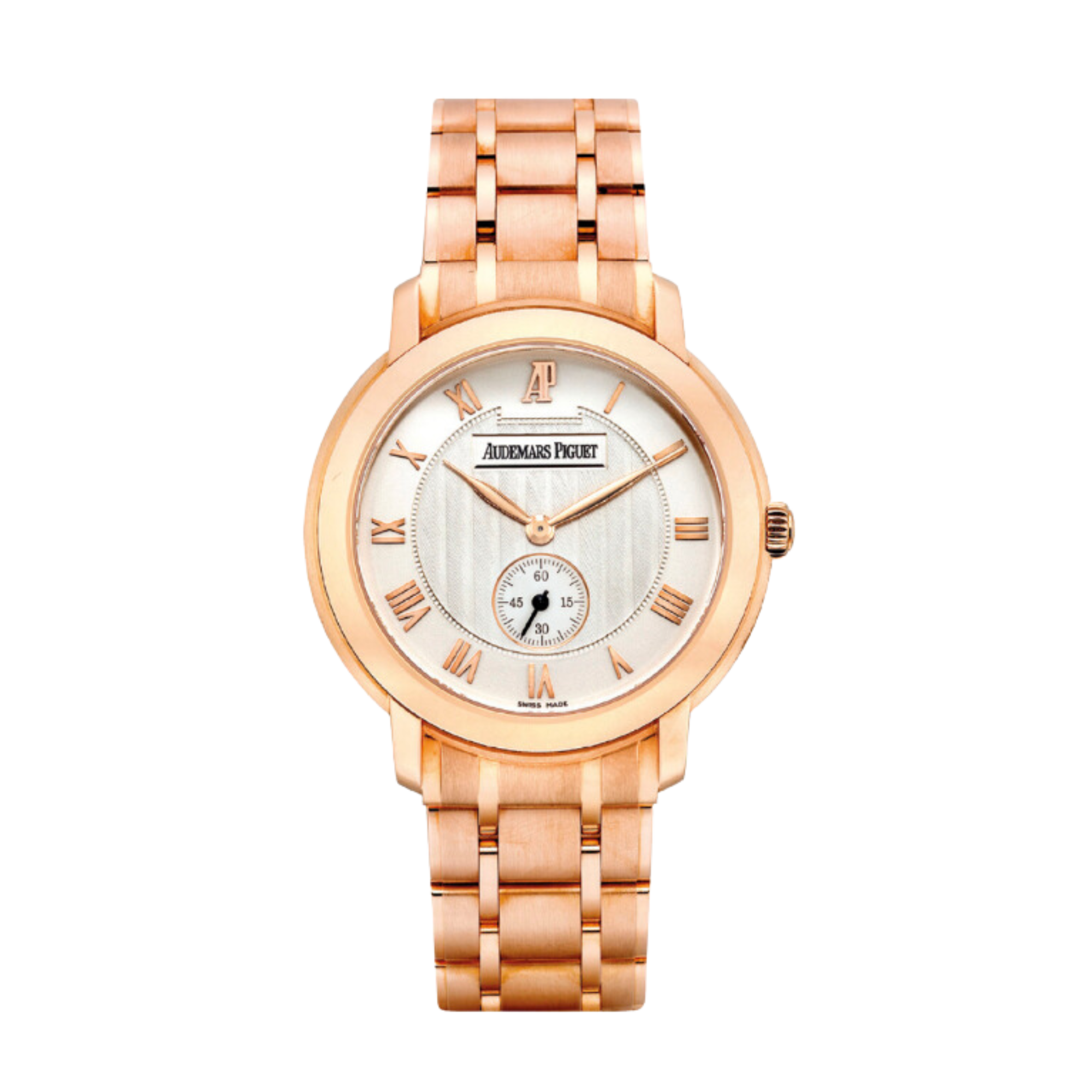 Audemars Piguet Jules Audemars Small Seconds Rose Gold Silver Dial