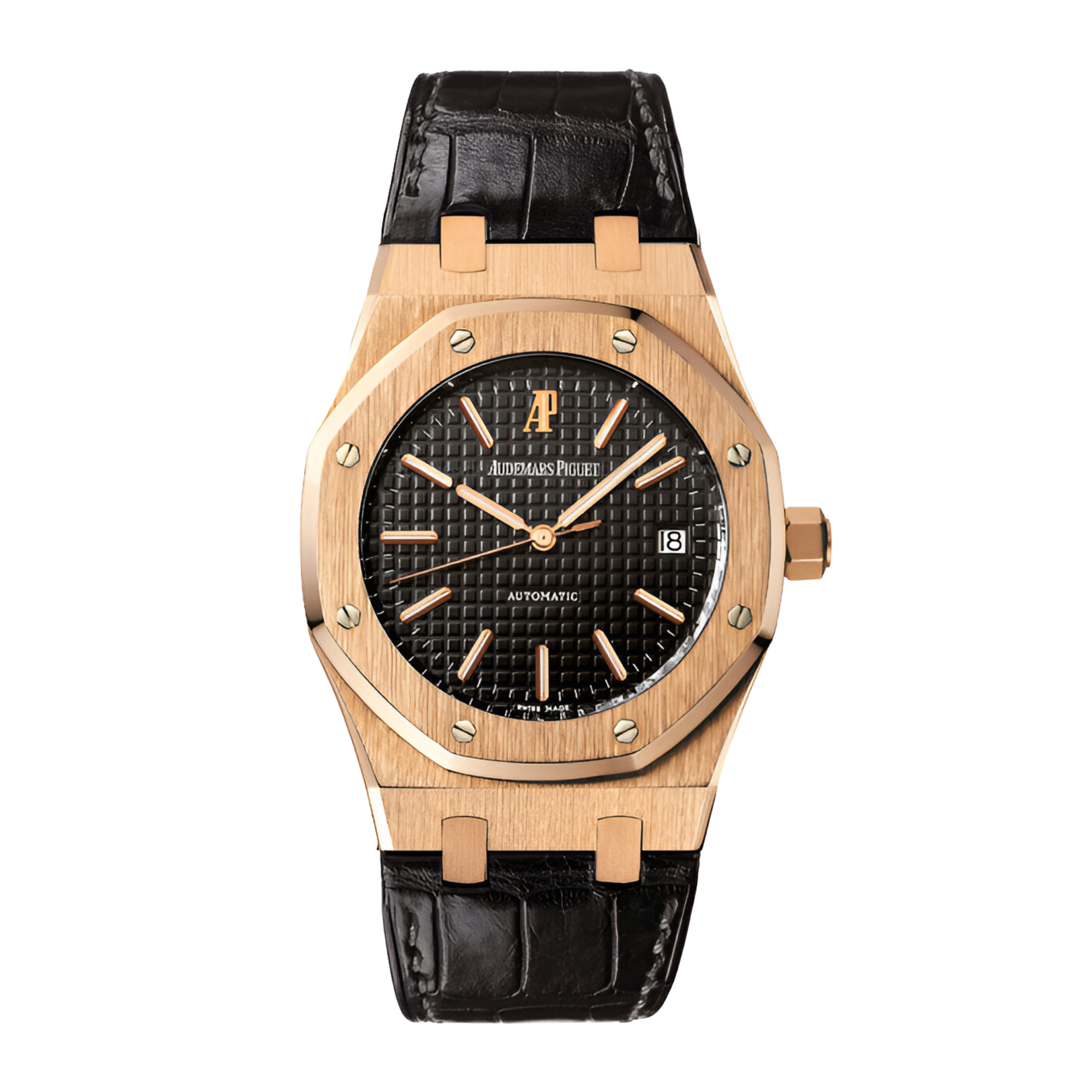 Royal Oak Rose Gold Black Dial 39mm Product Image