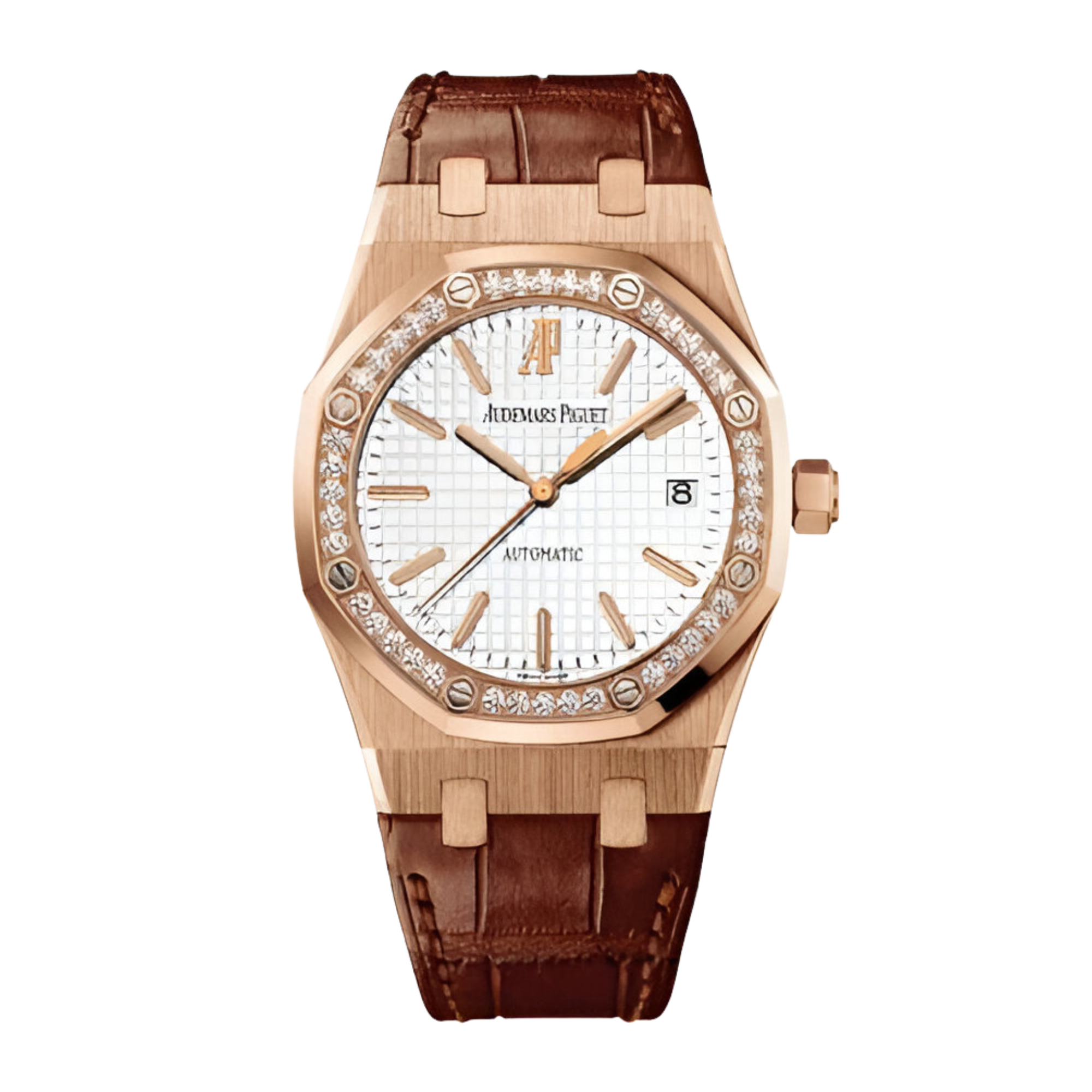 Royal Oak Rose Gold Diamond Silver Dial 39mm Product Image