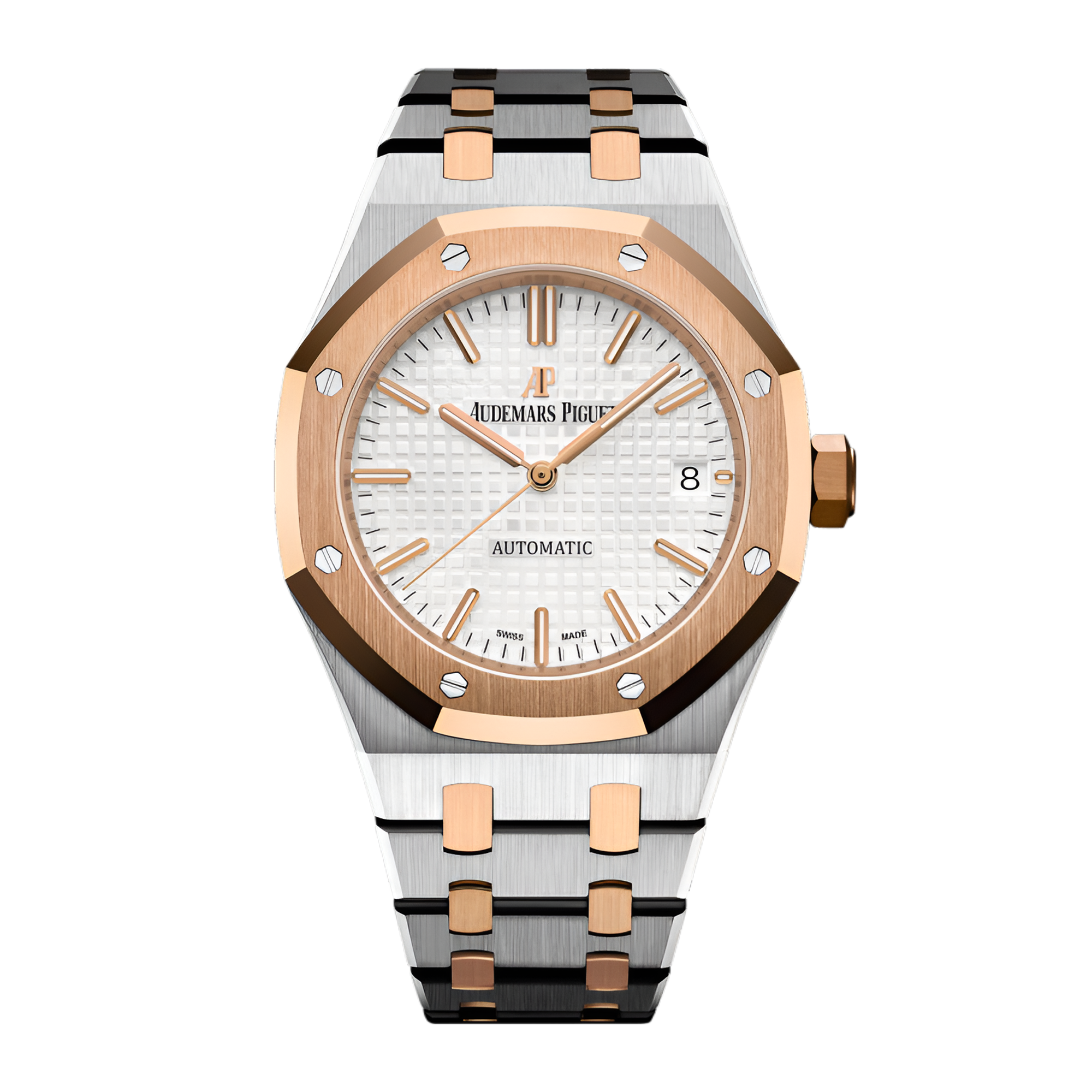 Royal Oak 37 Selfwinding Rose Gold & Stainless Steel Silver Dial Product Image