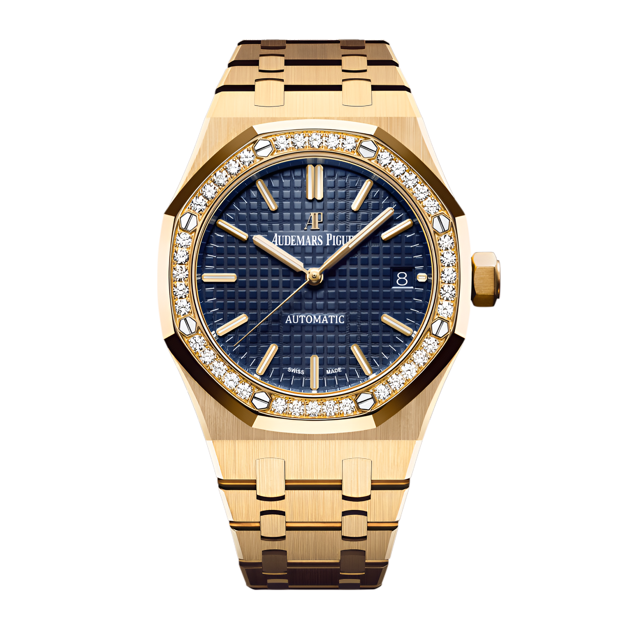 Royal Oak Selfwinding Yellow Gold Diamond Blue Dial 37mm Product Image