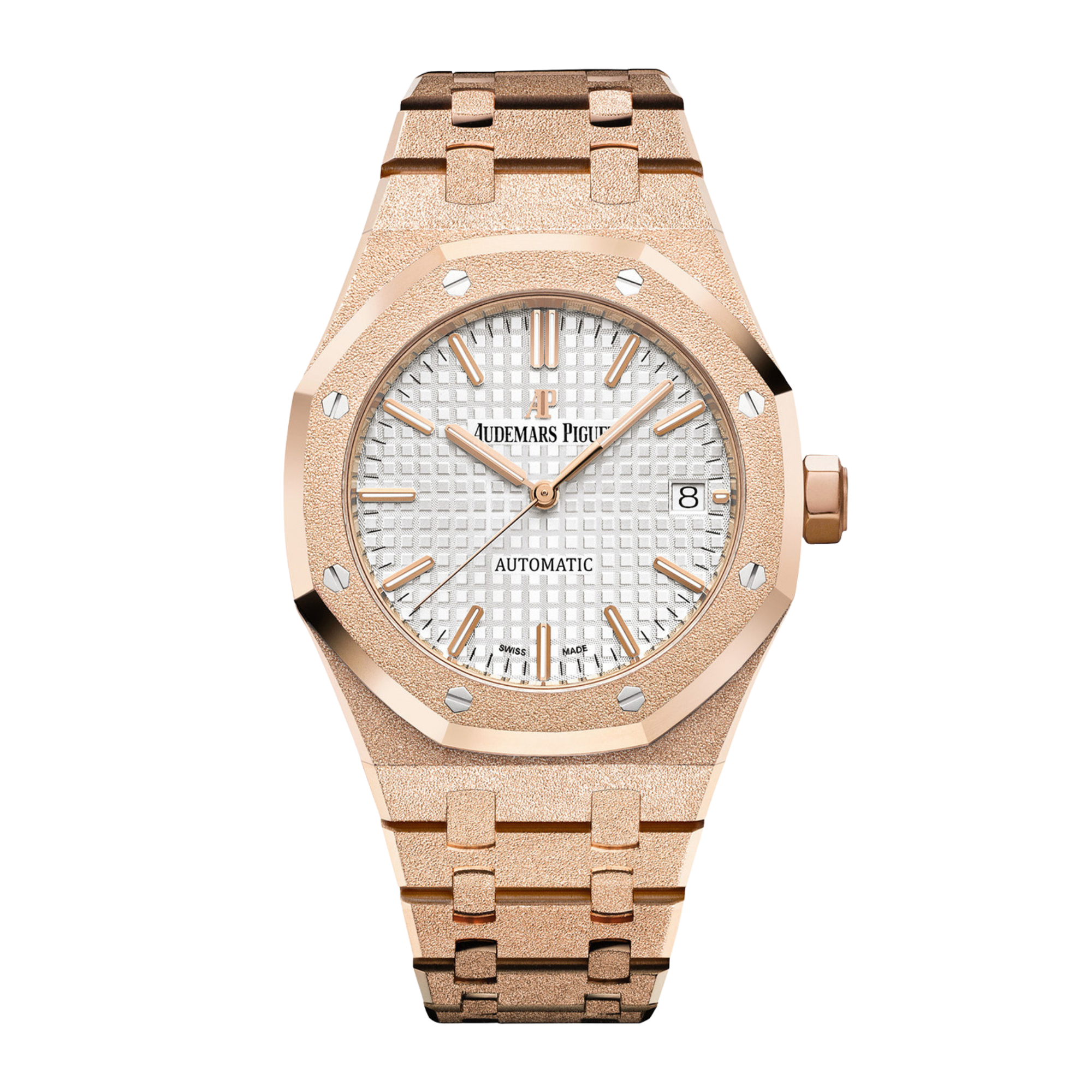 Royal Oak Selfwinding Frosted Rose Gold Silver Dial 37mm Product Image