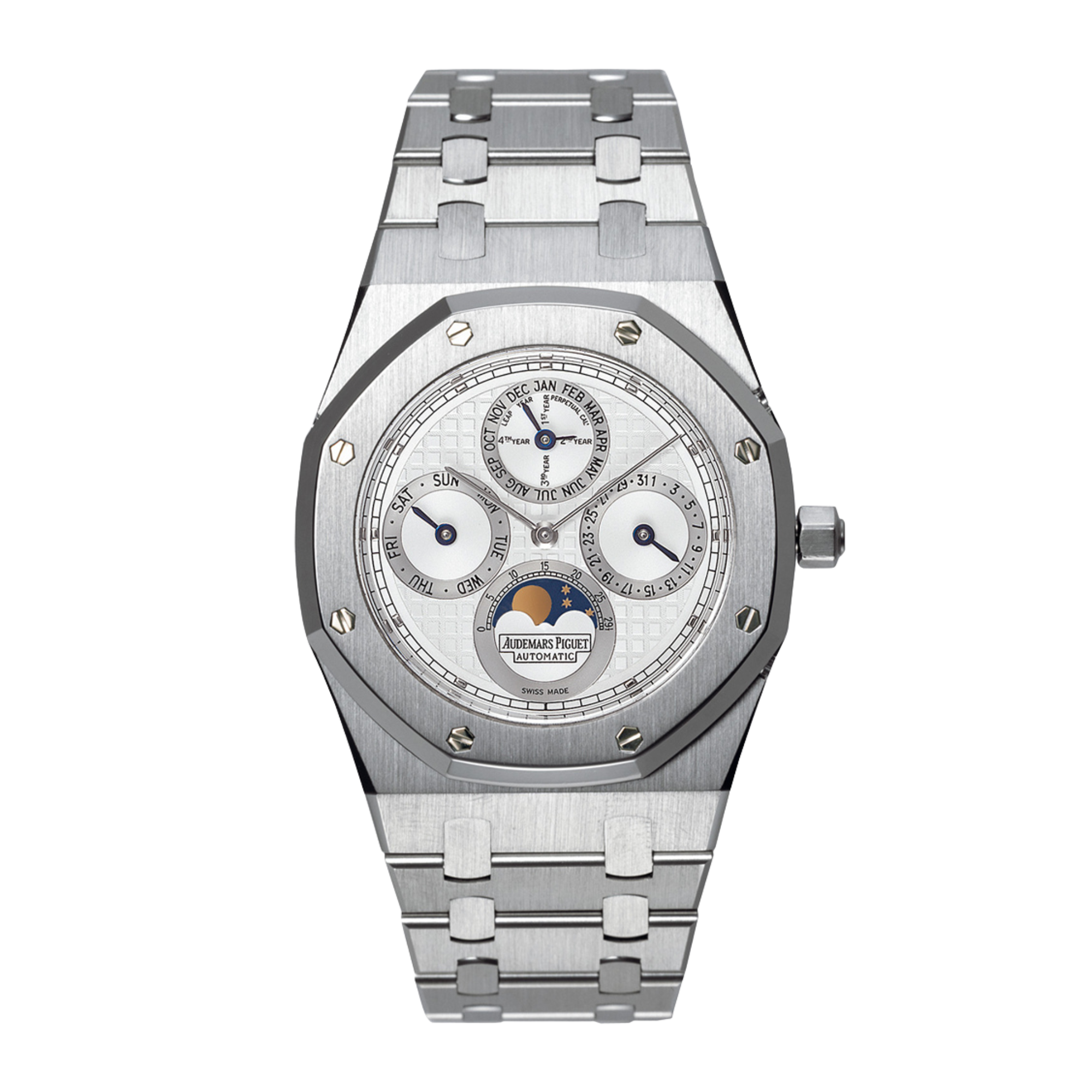 Royal Oak Perpetual Calendar Platinum & Steel Silver Dial 39mm Product Image