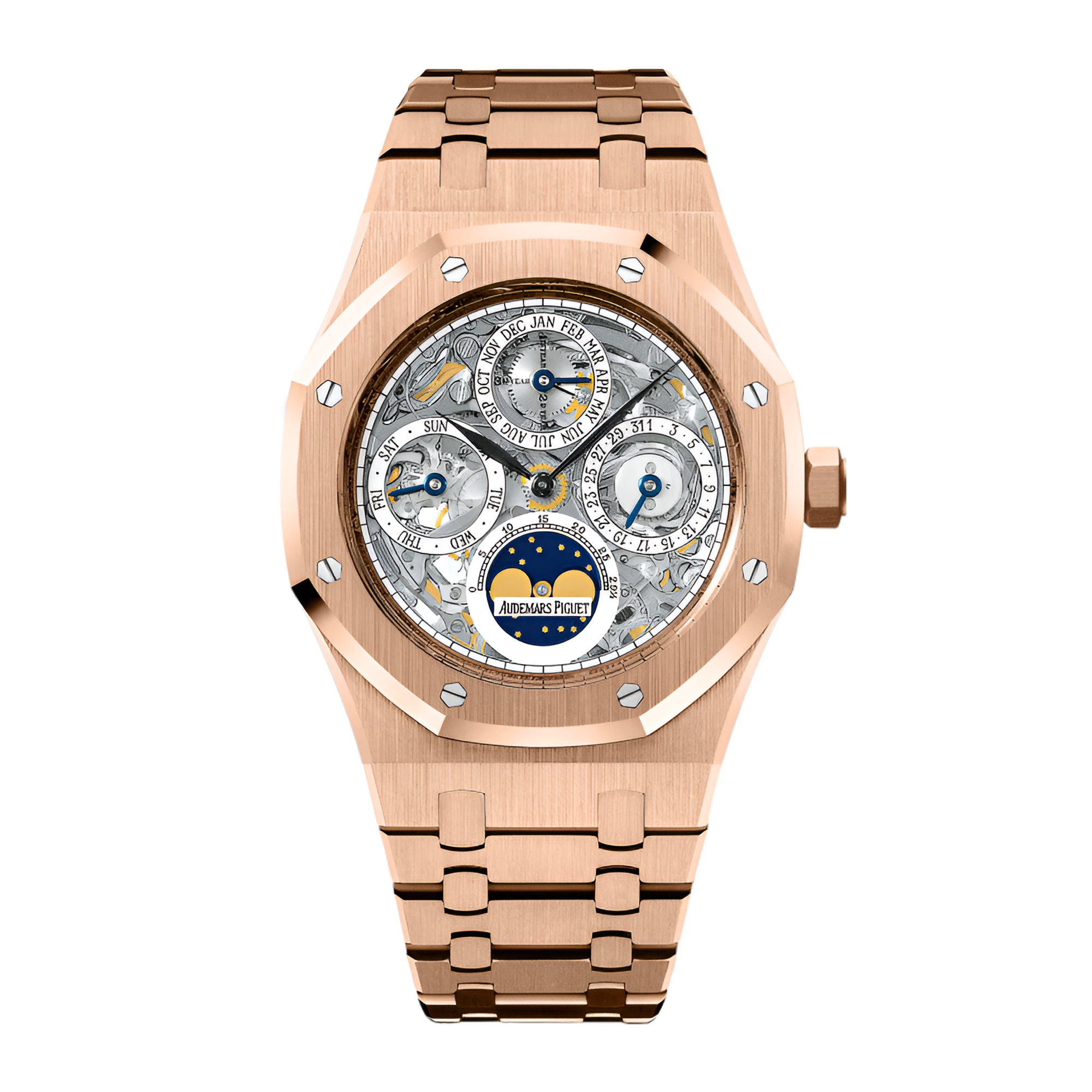 Royal Oak Perpetual Calendar Rose Gold Skeleton Dial 39mm Product Image