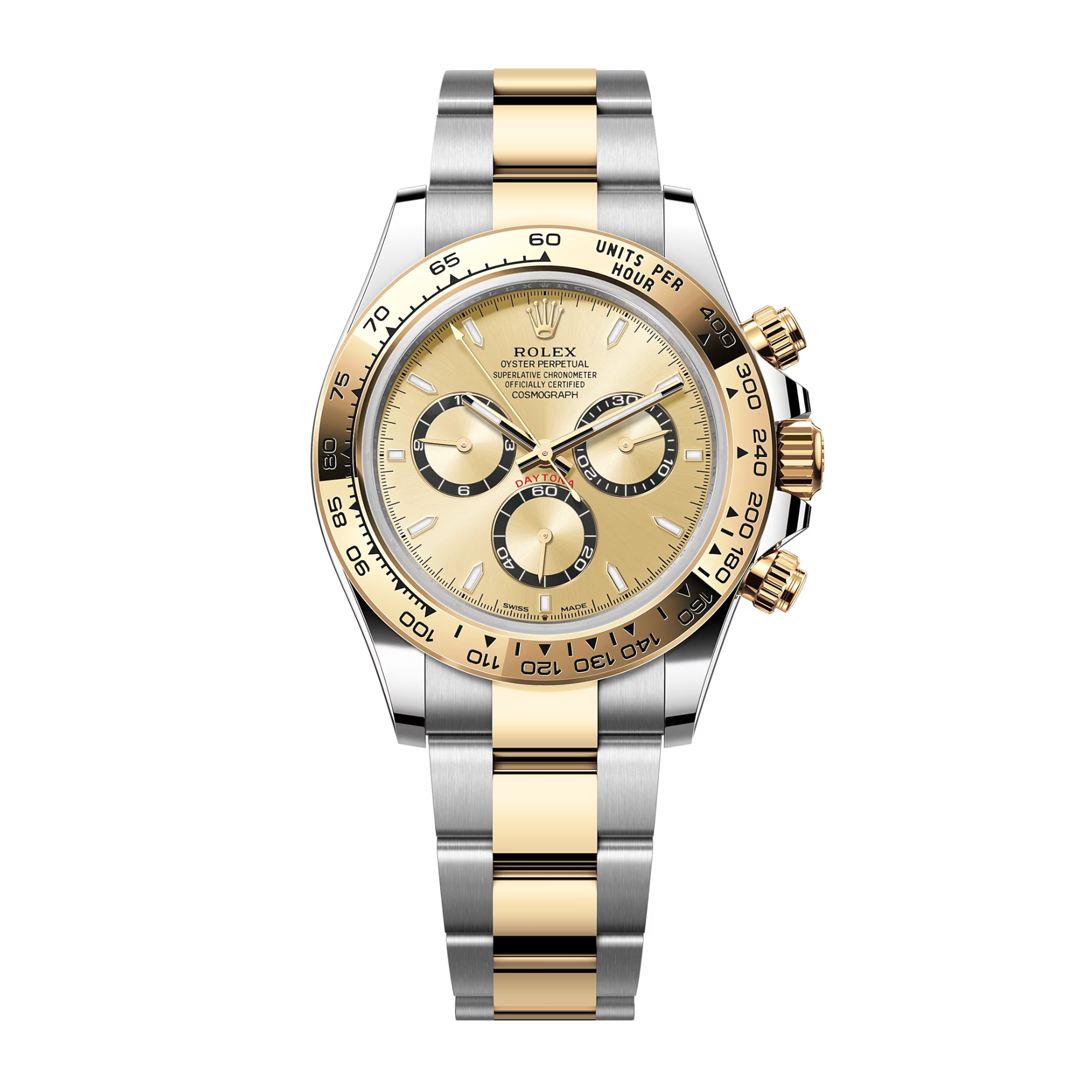 Daytona Yellow Gold & Steel Champagne Dial 40mm Product Image