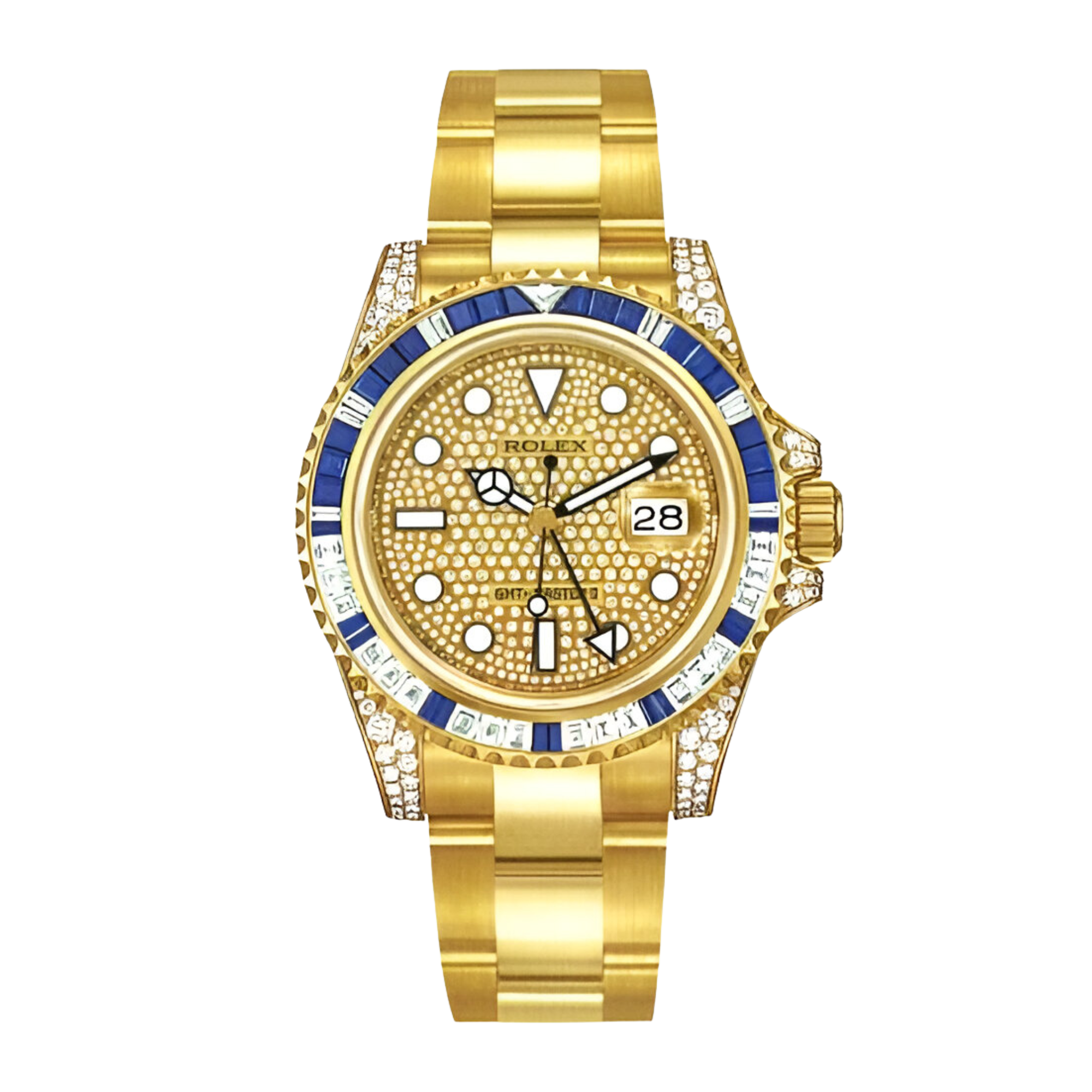 GMT-Master II Yellow Gold Diamond Pave Dial 40mm Product Image