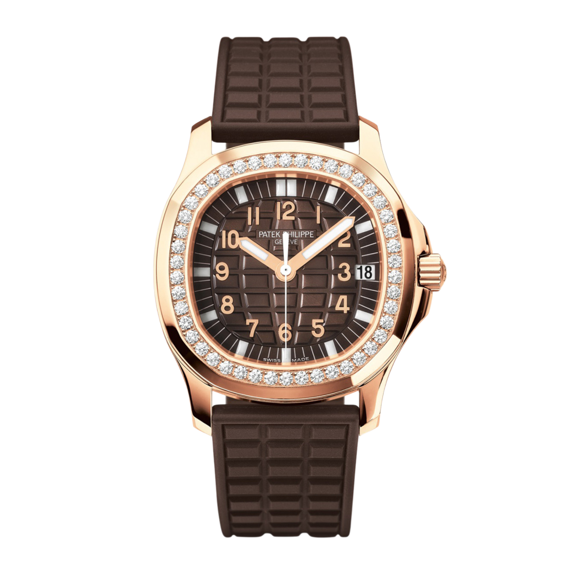 Aquanaut Rose Gold Diamond Brown Dial 35mm Product Image