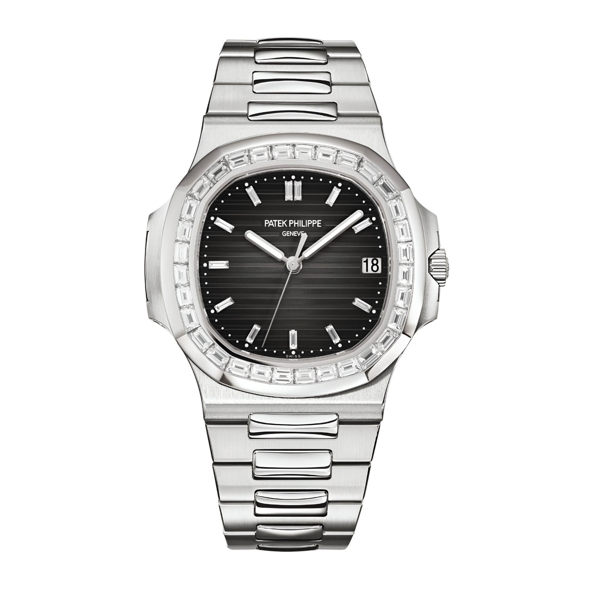 Nautilus Platinum Diamond Grey Dial 40mm Product Image