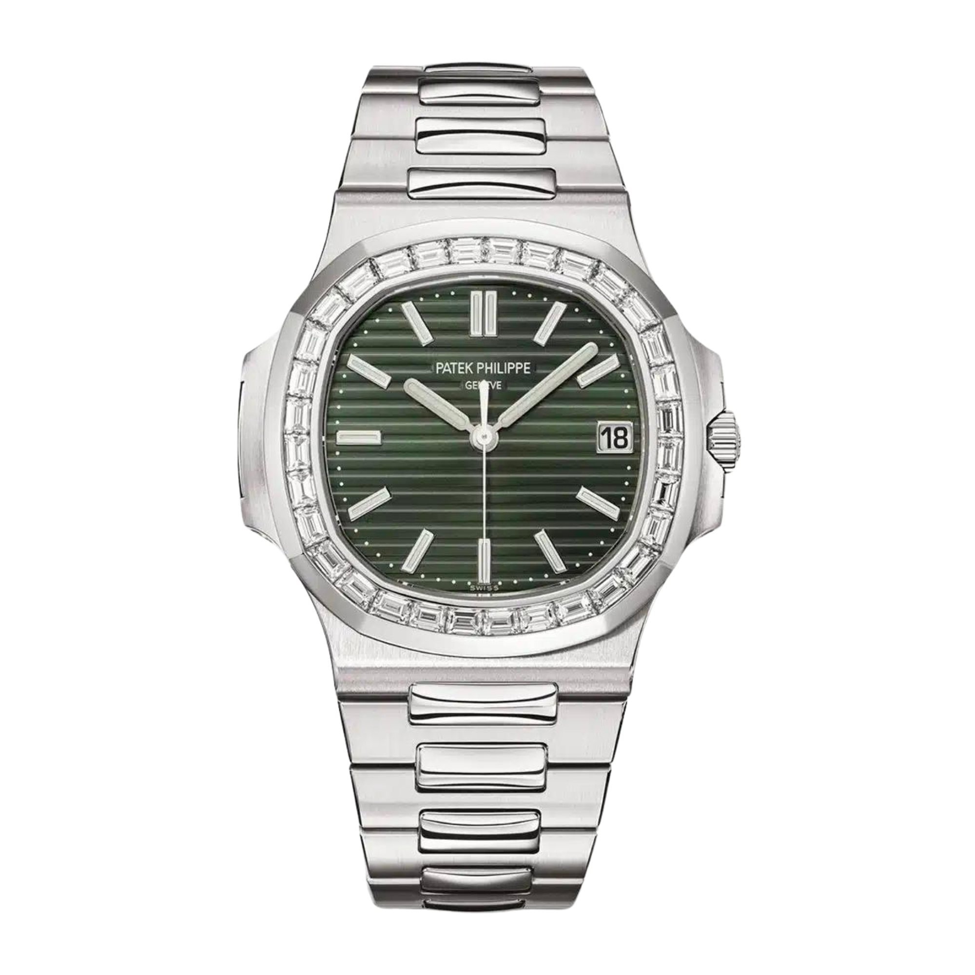 Nautilus Steel Diamond Green Dial 40mm Product Image