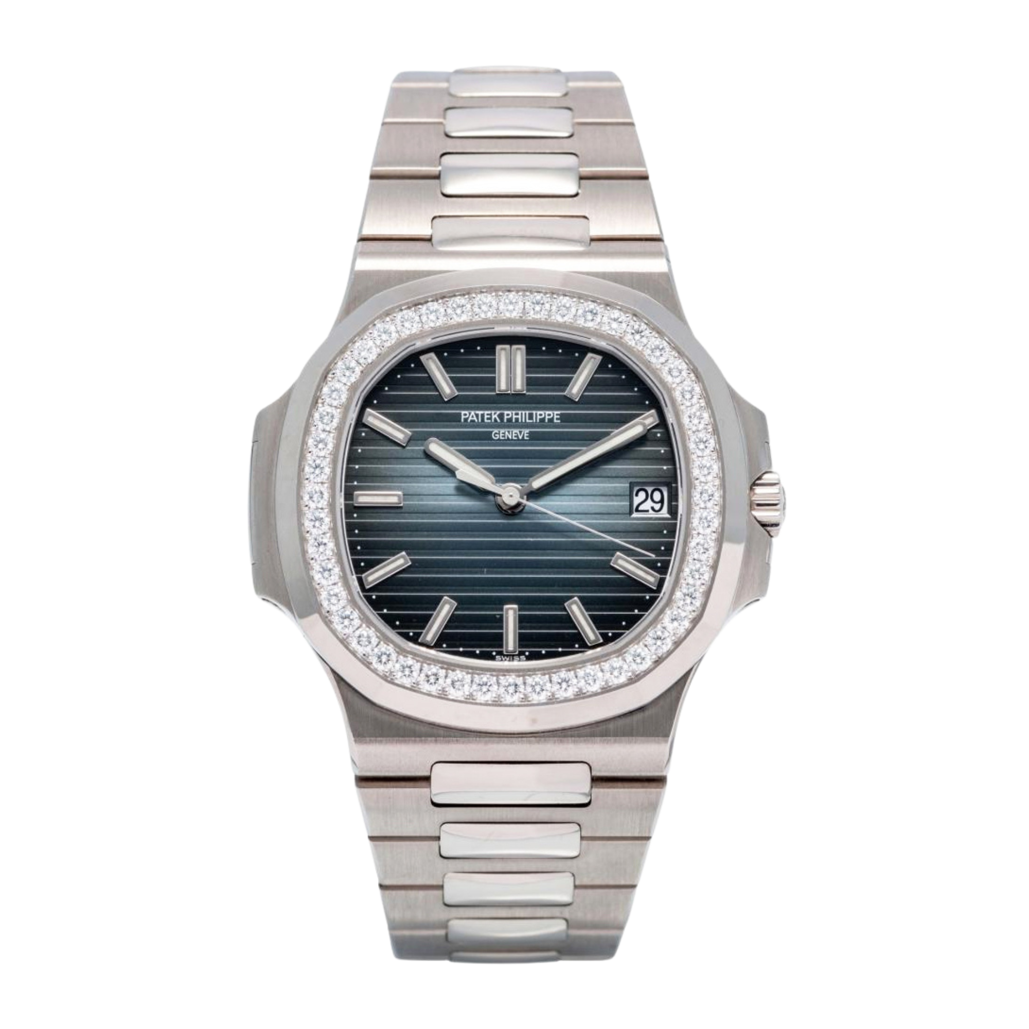 Nautilus White Gold Diamond Blue Dial 40mm Product Image