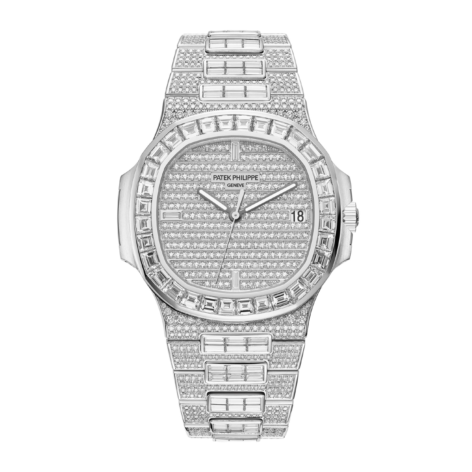 Nautilus White Gold Diamond Pave Dial 40mm Product Image