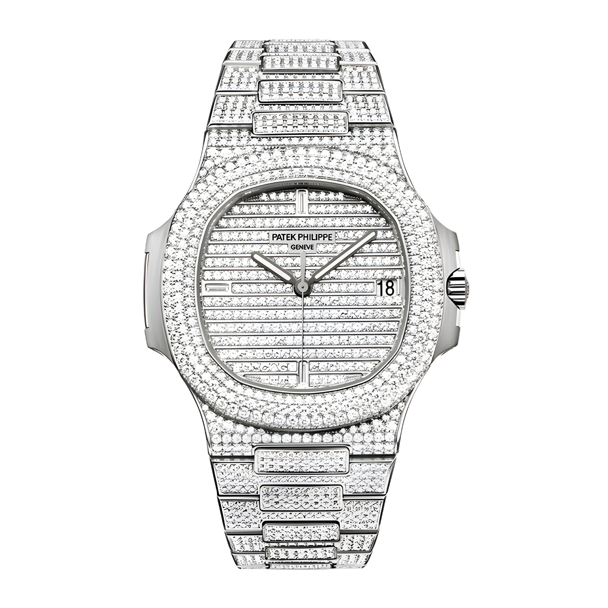 Nautilus White Gold Diamond Pave Dial 40mm Product Image