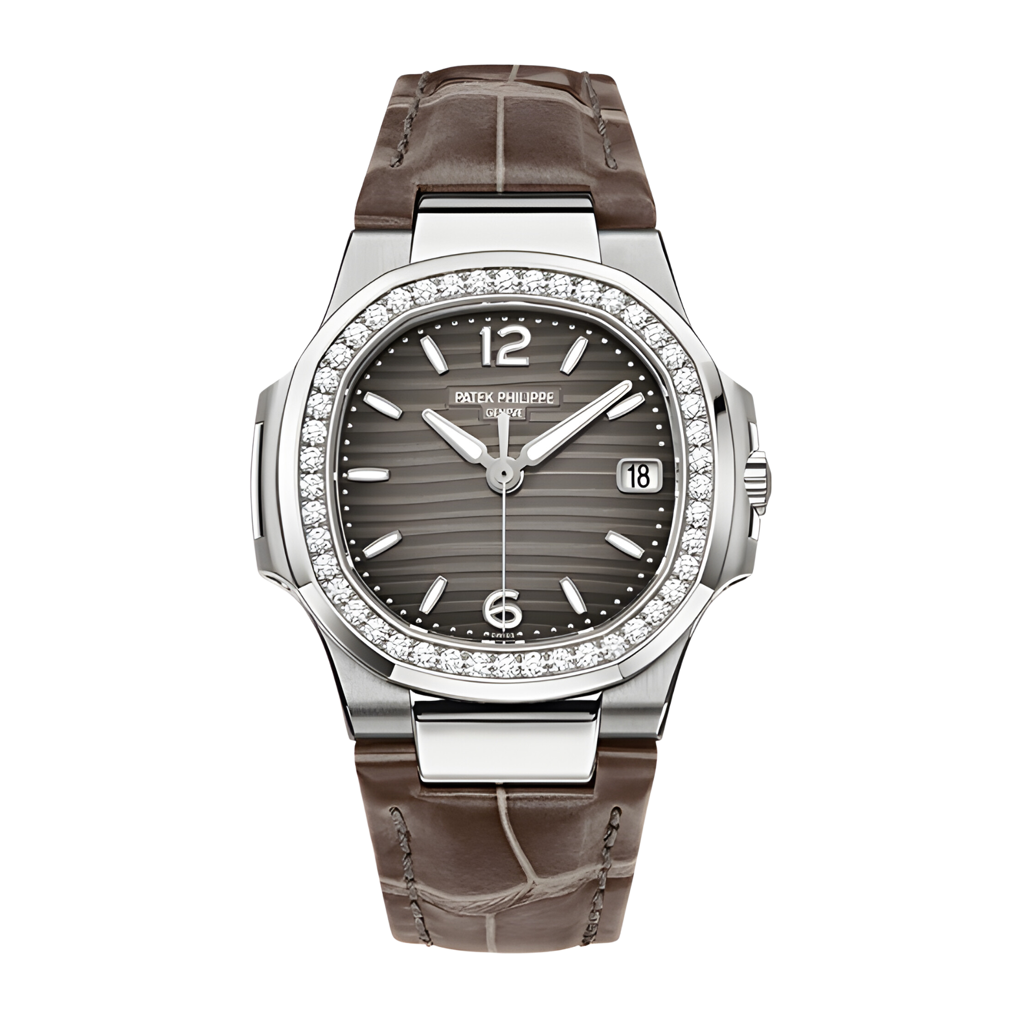 Nautilus White Gold Diamond Grey Dial 32mm Product Image