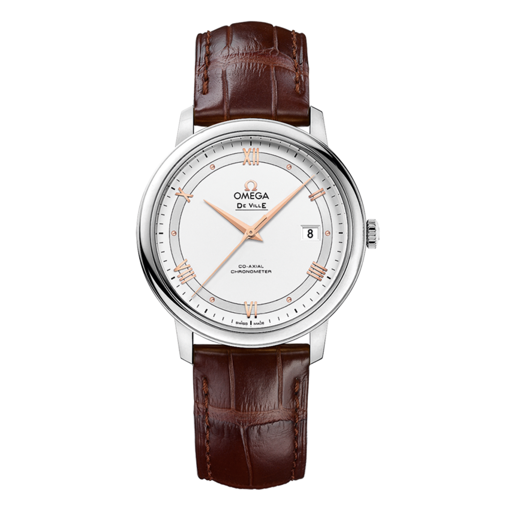 De Ville Prestige Steel Silver Dial 39mm Product Image