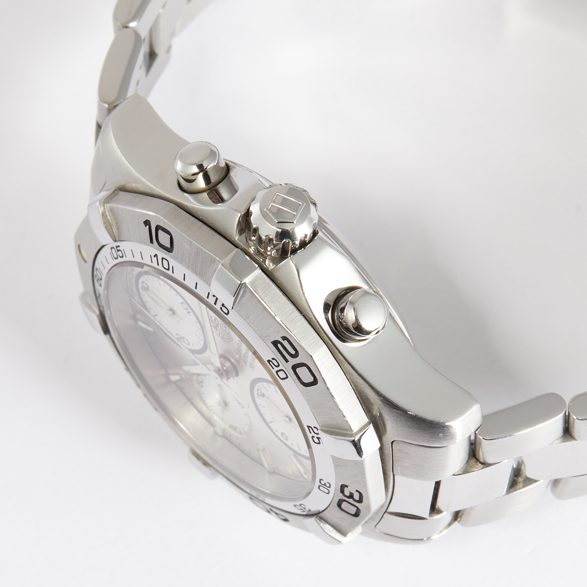 Aquaracer Chronograph Steel White Dial 41mm Product Image 13