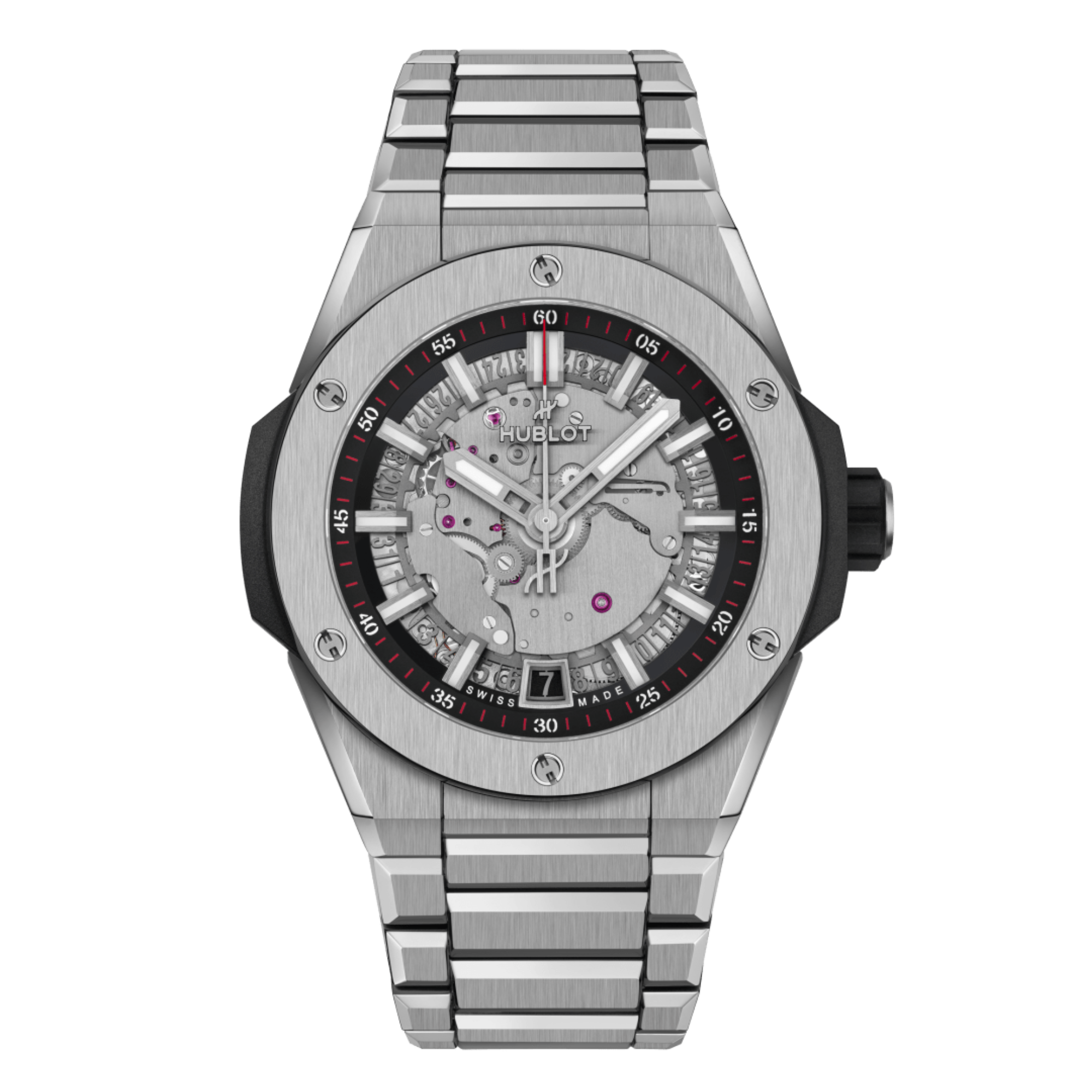 Hublot Big Bang Aero Red Magic Carbon Skeleton Dial 44mm 311