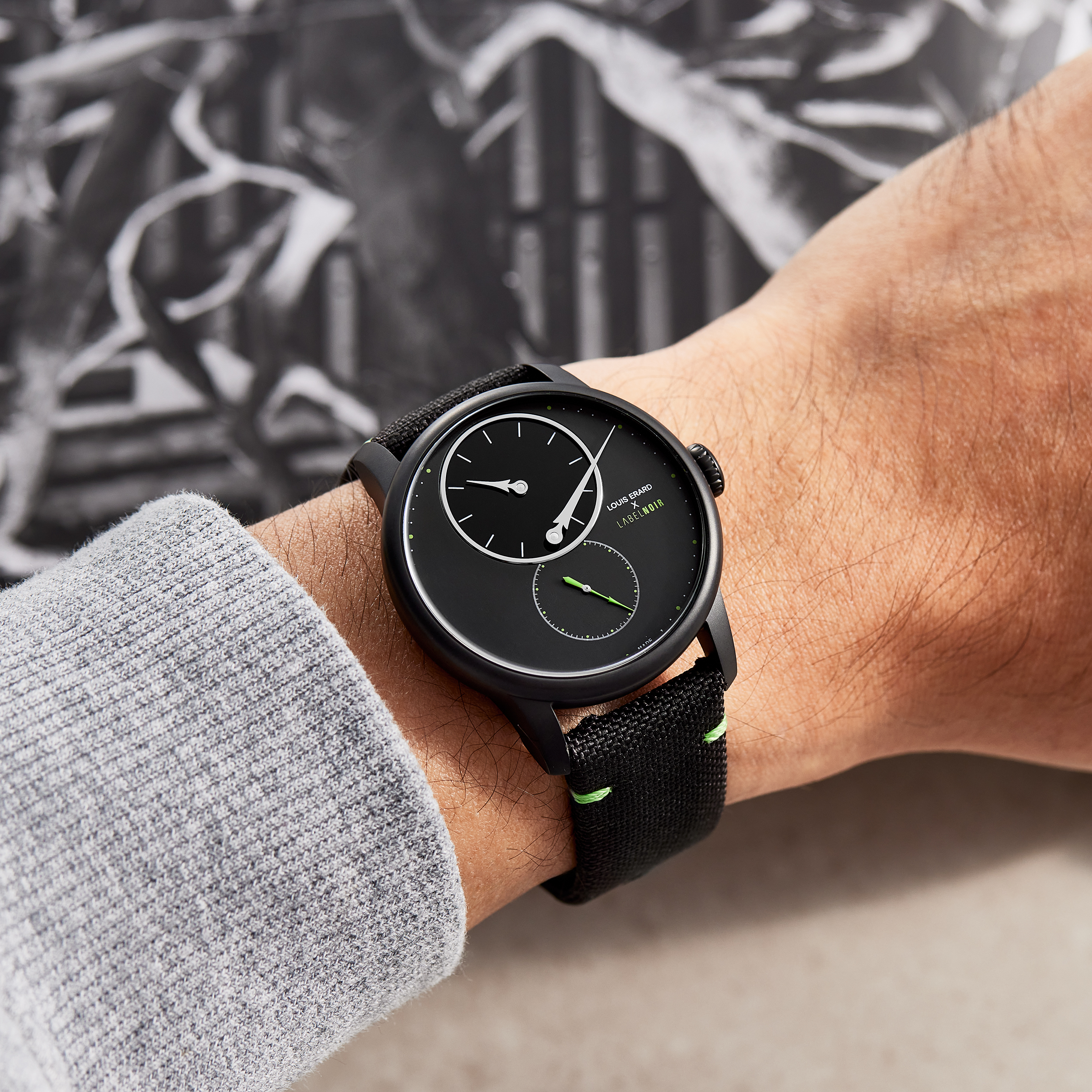 Le Régulateur Louis Erard x Label Noir 42mm Product Image