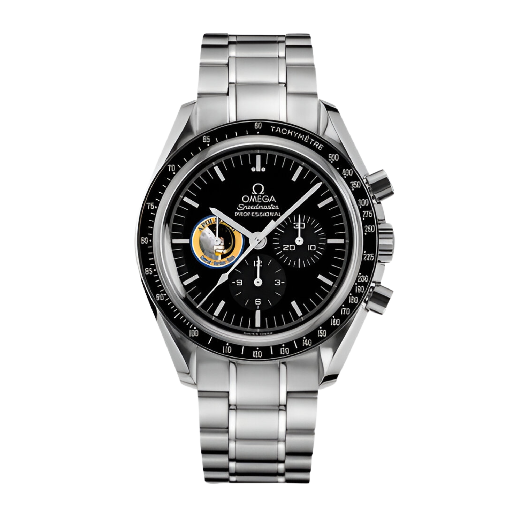 Speedmaster Professional Missions "Apollo 12" Steel Black Dial 42mm Product Image