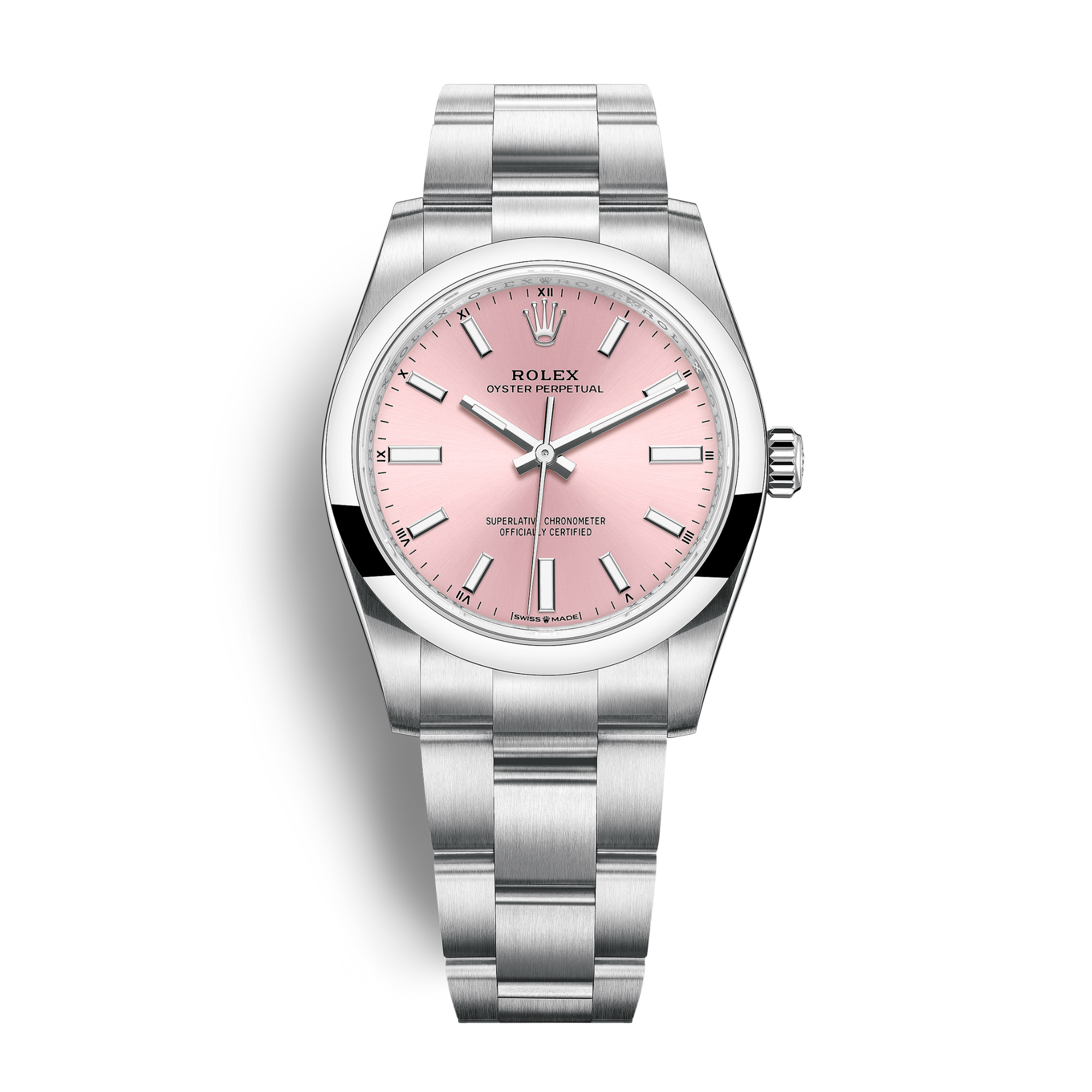 Oyster Perpetual Steel Pink Dial 34mm Product Image
