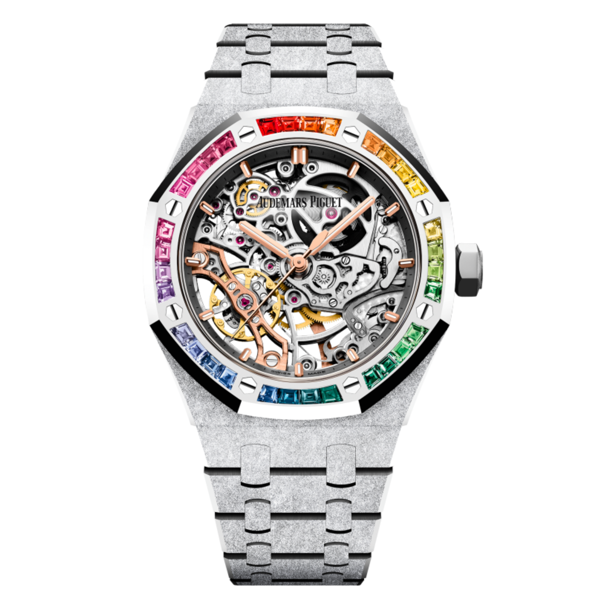 Royal Oak Double Balance Wheel Openworked Frosted White Gold 37mm Product Image