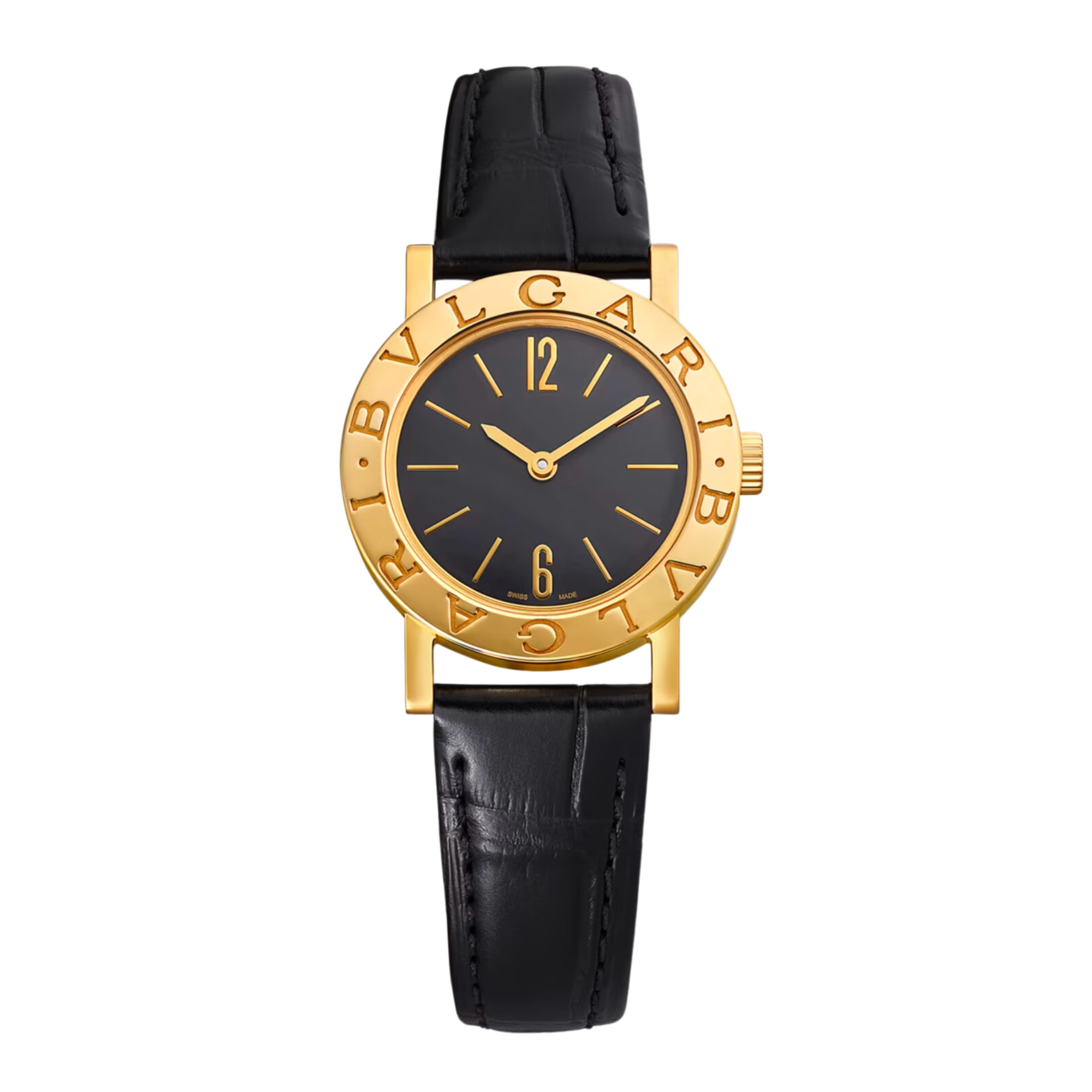 BVLGARI ゴールド 小型時計 トラベルクロック