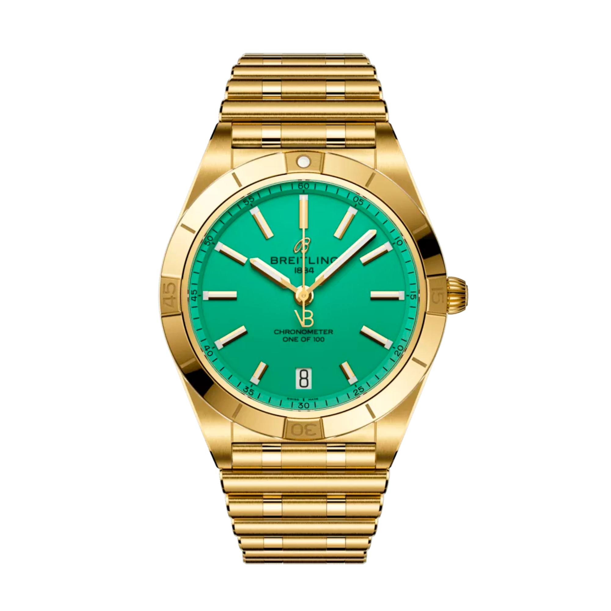 Chronomat "Victoria Beckham" Yellow Gold Peppermint Dial 36mm Product Image