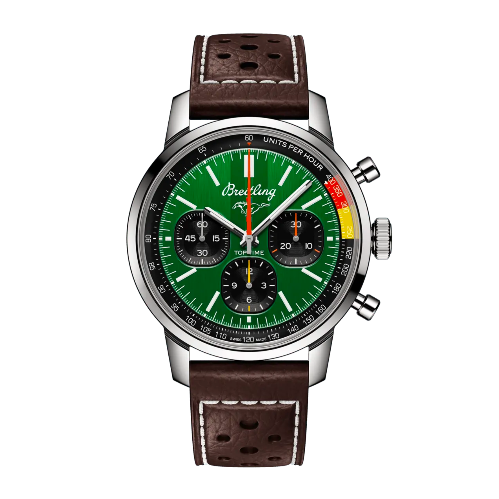 Top Time B01 Ford Mustang Steel Green Dial 41mm Product Image