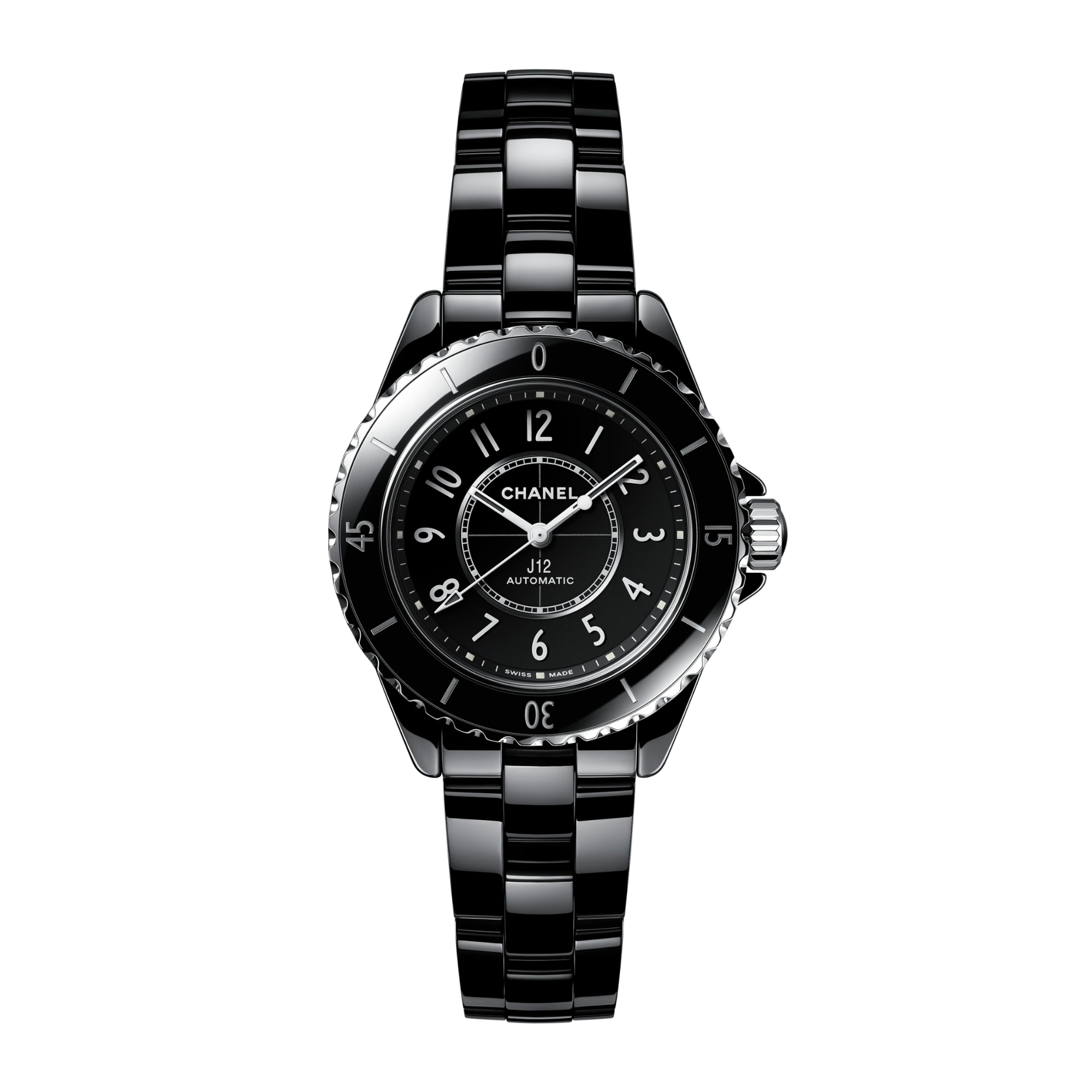 J12 Watch Calibre Ceramic Black Dial 33mm Product Image
