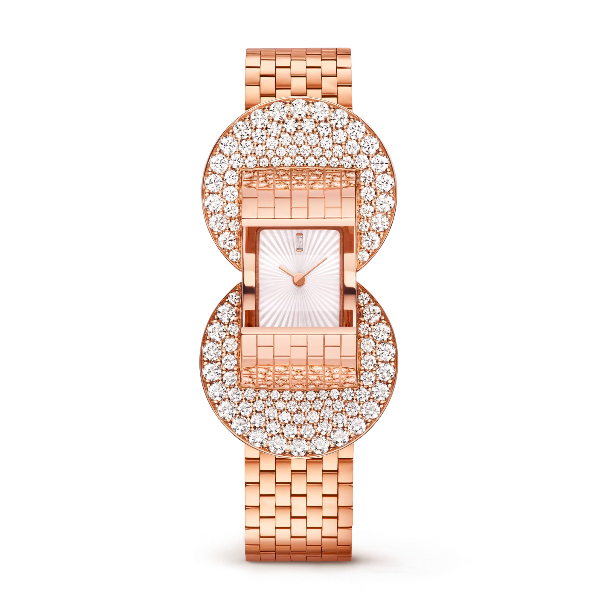 Ludo Secret watch Rose Gold Diamond Mother of Pearl Dial 14mm Product Image