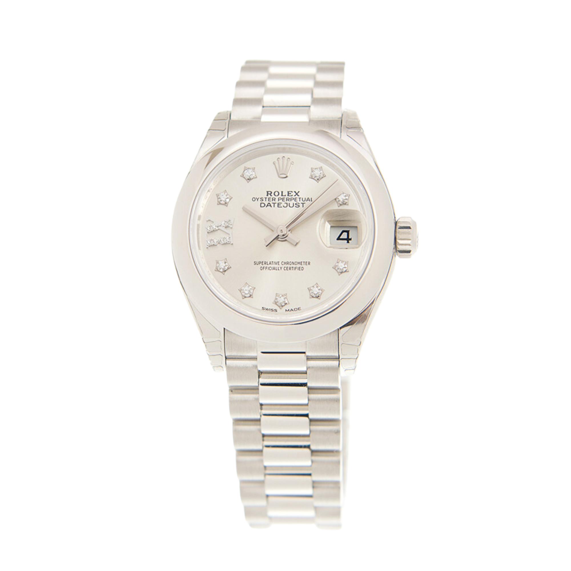 Lady-Datejust Platinum Silver Dial 28mm Product Image