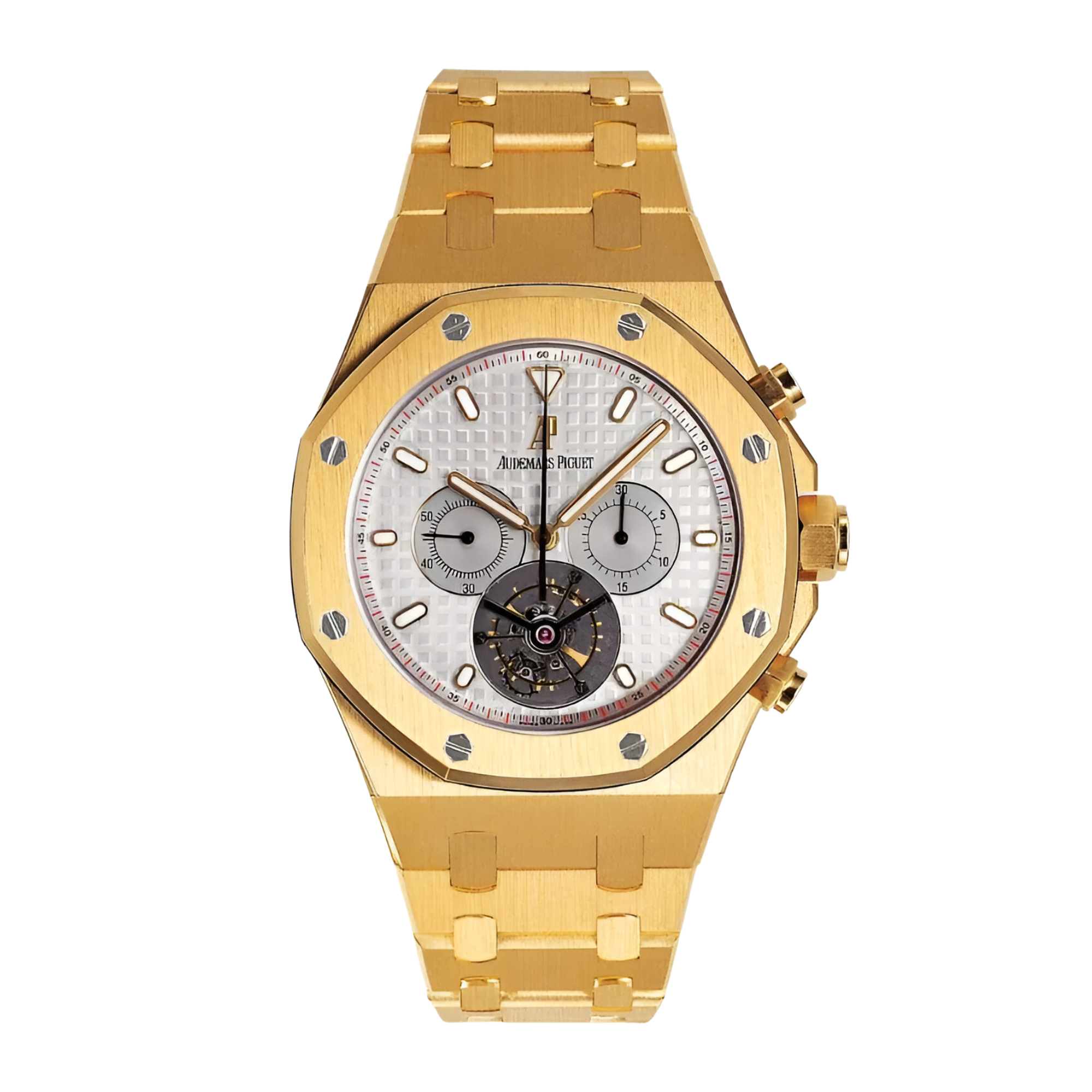 Royal Oak Tourbillon Chronograph Yellow Gold Silver Dial 44mm Product Image