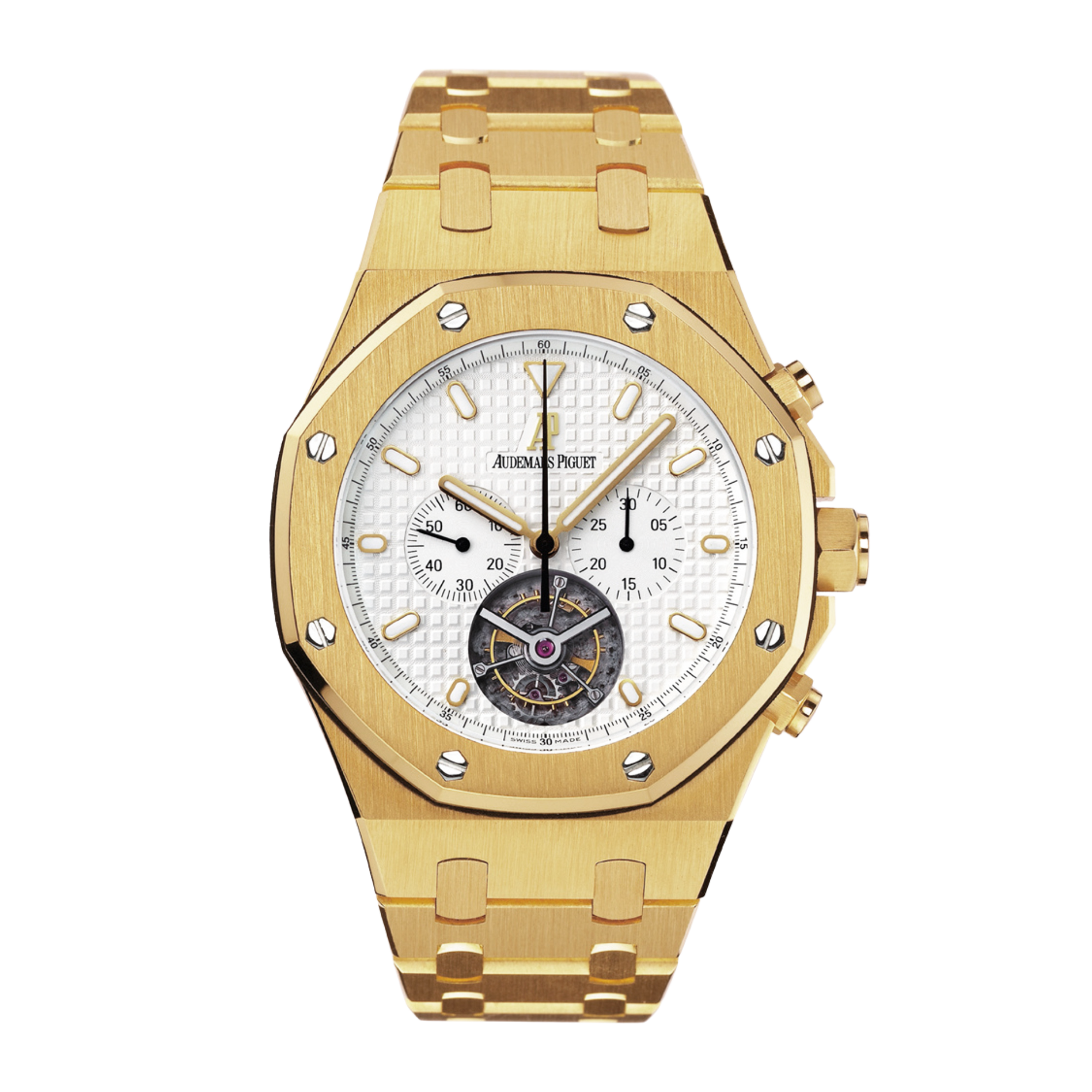 Royal Oak Tourbillon Chronograph Yellow Gold Silver Dial 44mm Product Image