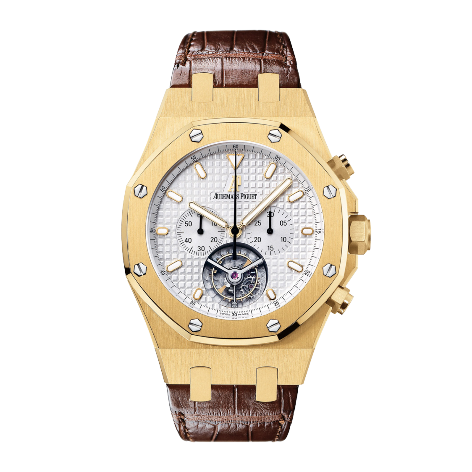 Royal Oak Tourbillon Chronograph Yellow Gold Silver Dial 44mm Product Image