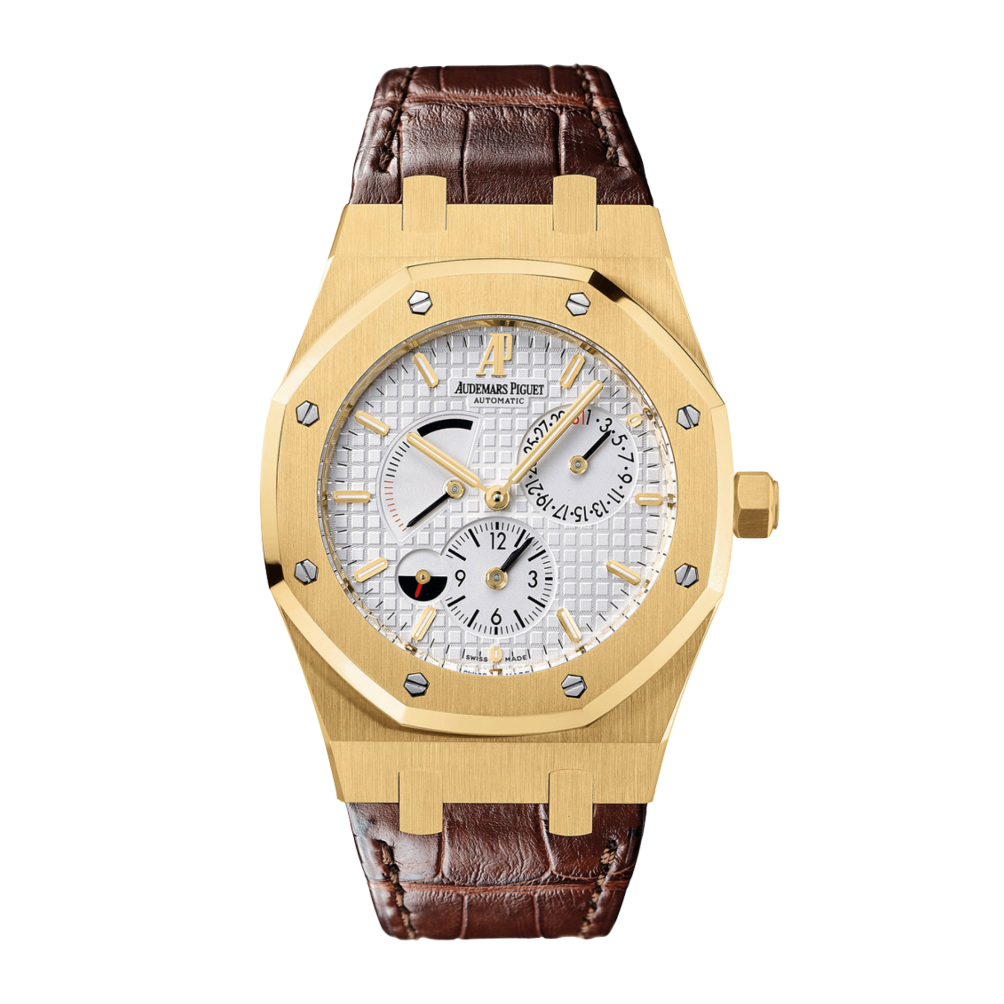 Royal Oak Dual Time Yellow Gold Silver Dial 39mm Product Image