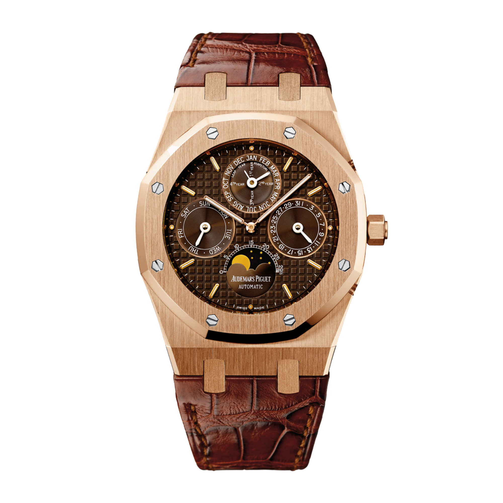 Royal Oak Perpetual Calendar Rose Gold Brown Dial 39mm Product Image