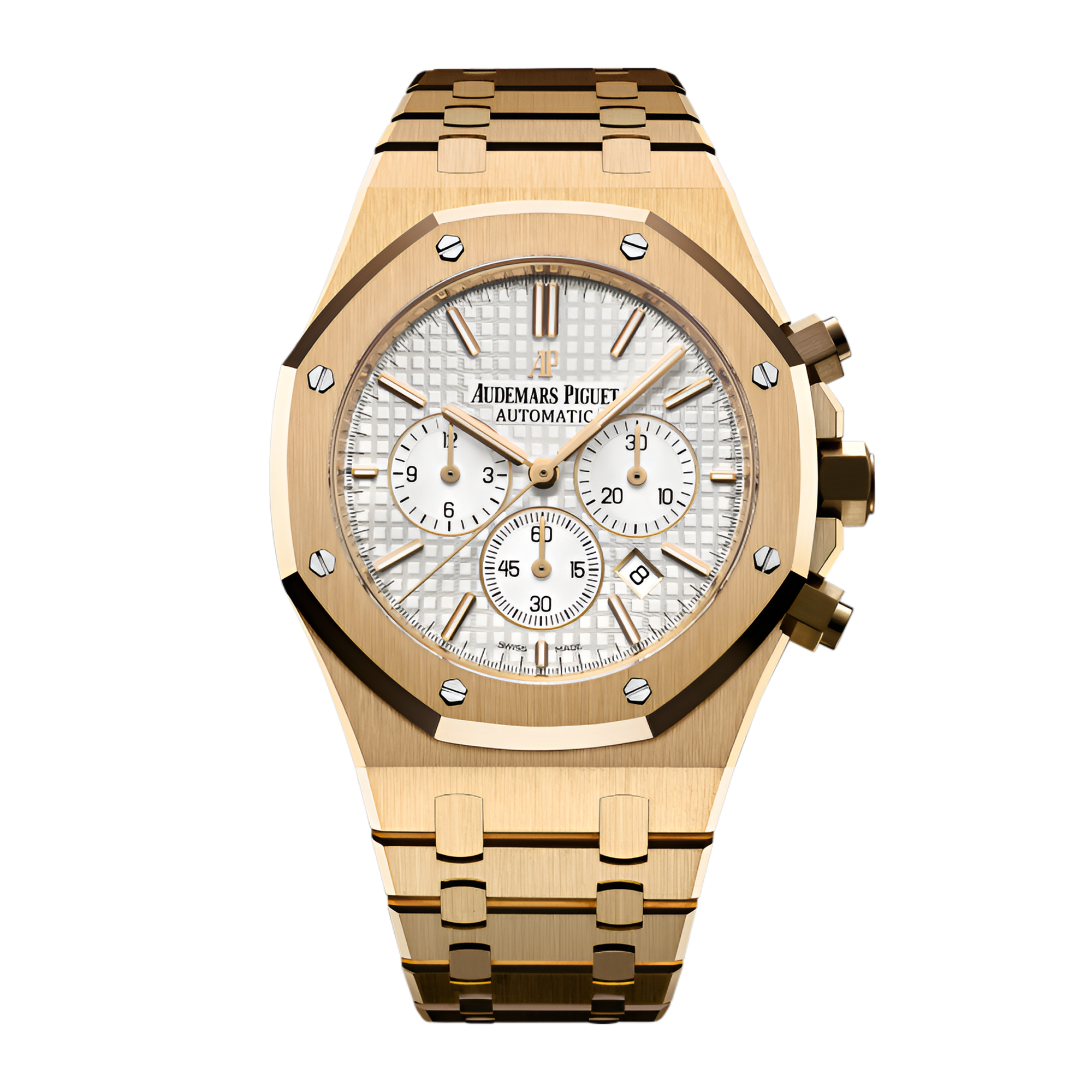 YA−MAN STA-206P GOLD Audemars Piguet Royal Oak Chronograph Yellow Gold Blue Dial