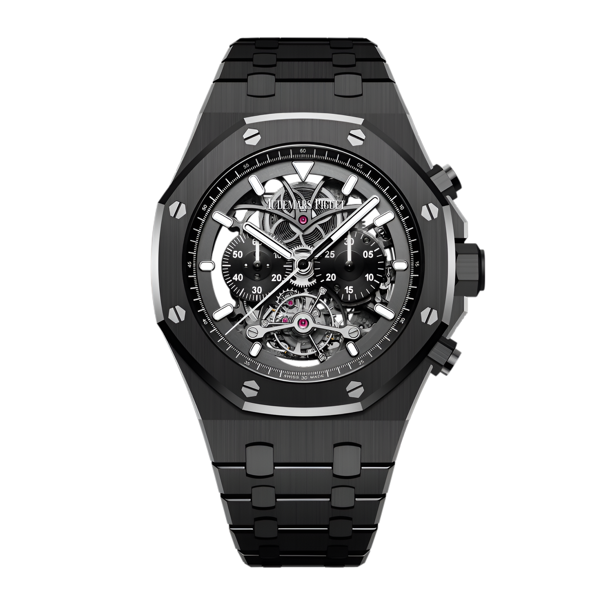 Royal Oak Tourbillon Chronograph Titanium Ceramic Openworked Dial 44mm Product Image