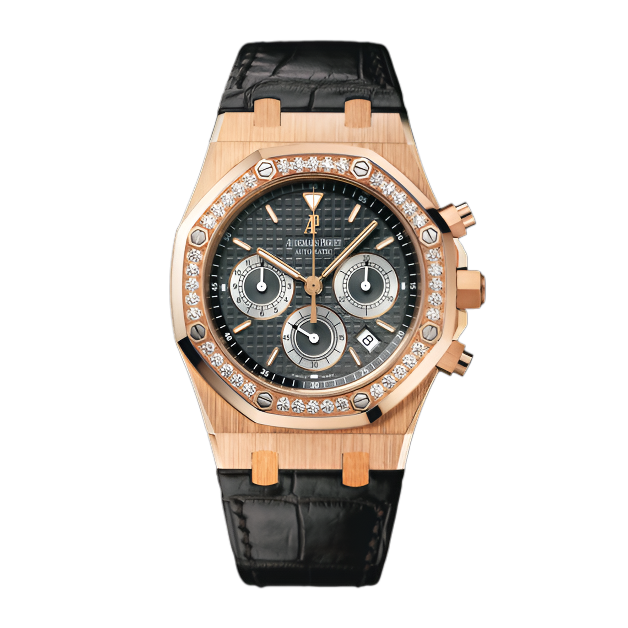 Royal Oak Chronograph Rose Gold Diamond Brown Dial 39mm Product Image
