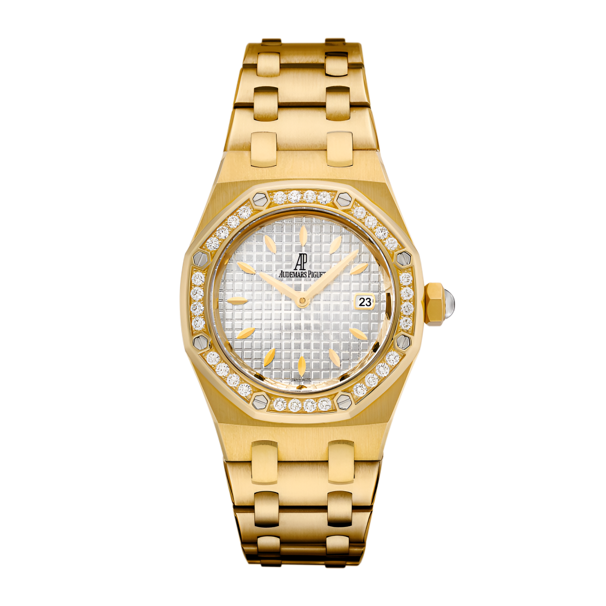 Royal Oak Yellow Gold Diamond Silver Dial 33mm Product Image