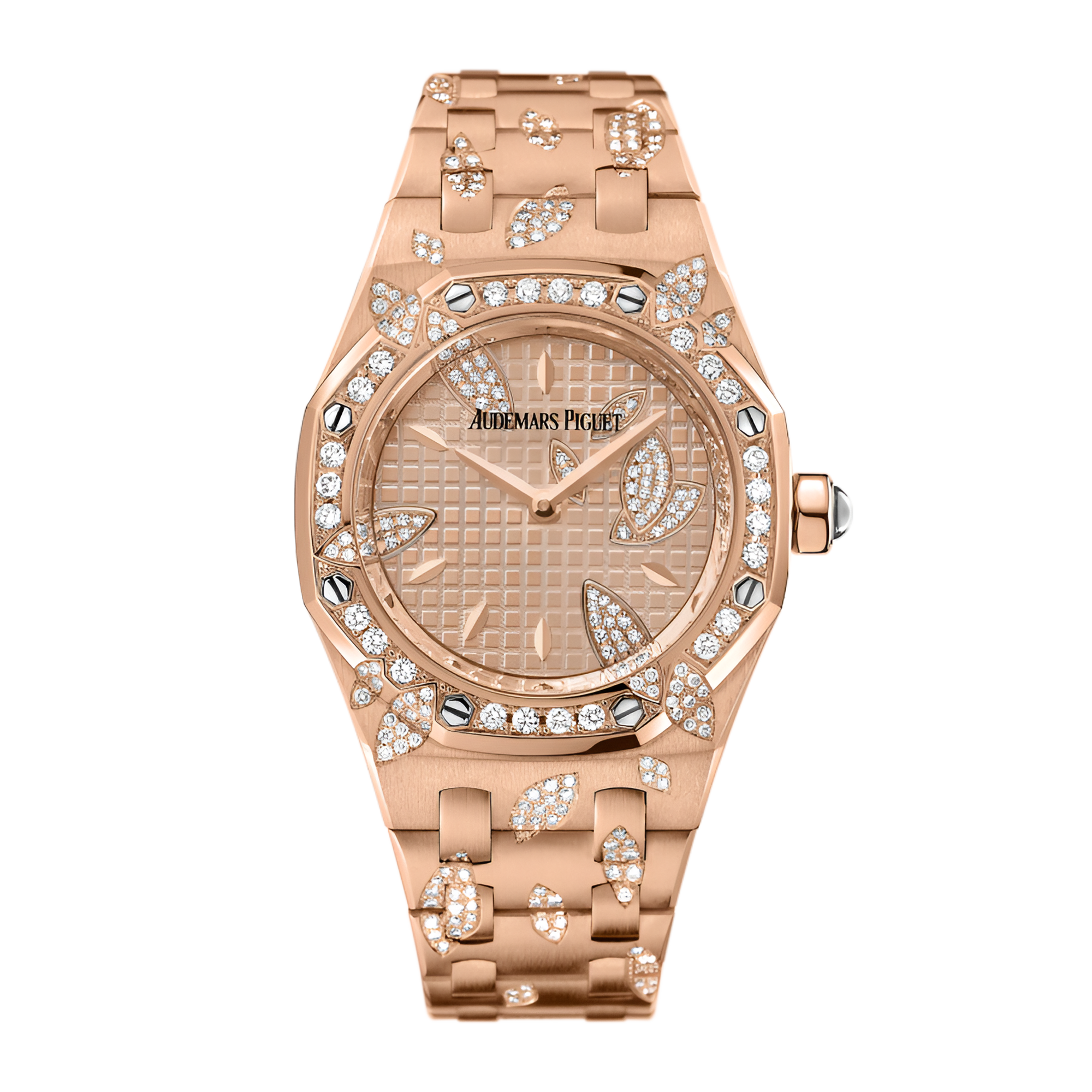 Royal Oak Rose Gold Diamond Pink Dial 33mm Product Image