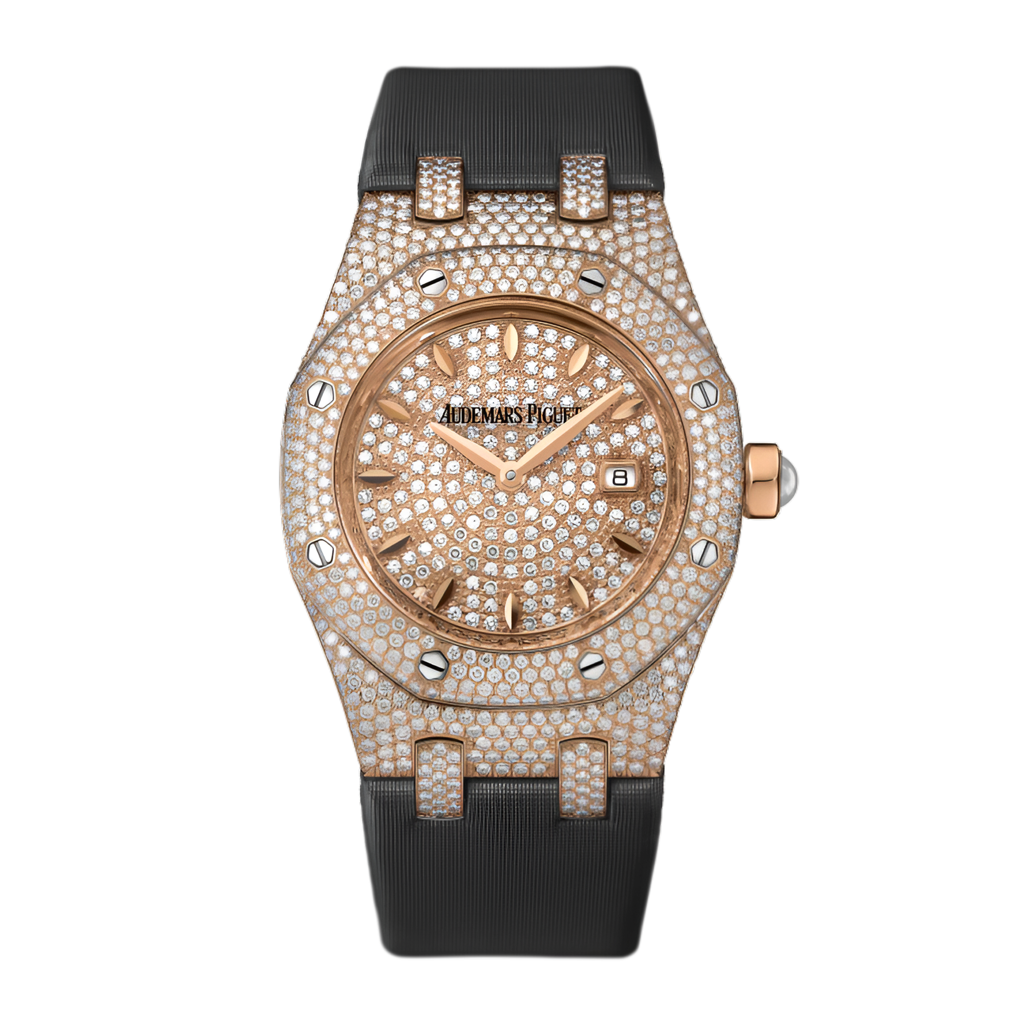 Audemars Piguet Royal Oak Chronograph White Gold Diamond Paved